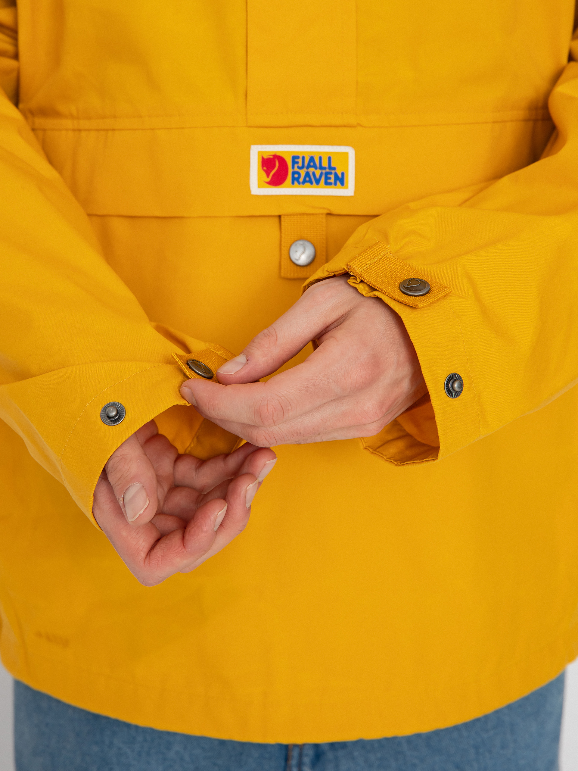 Fjallraven Vardag Anorak Jacket (mustard yellow)