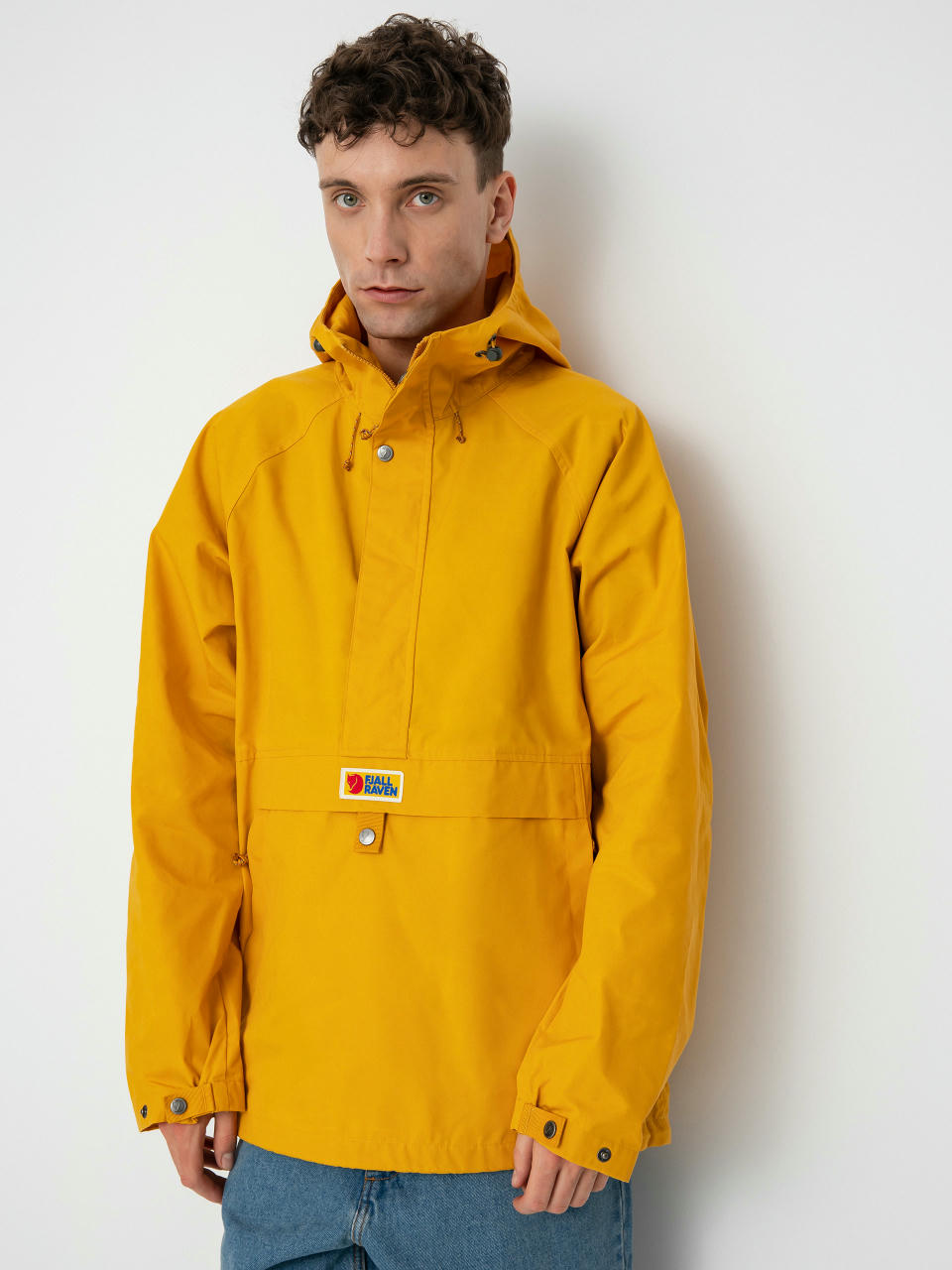 Fjallraven Vardag Anorak Jacket (mustard yellow)