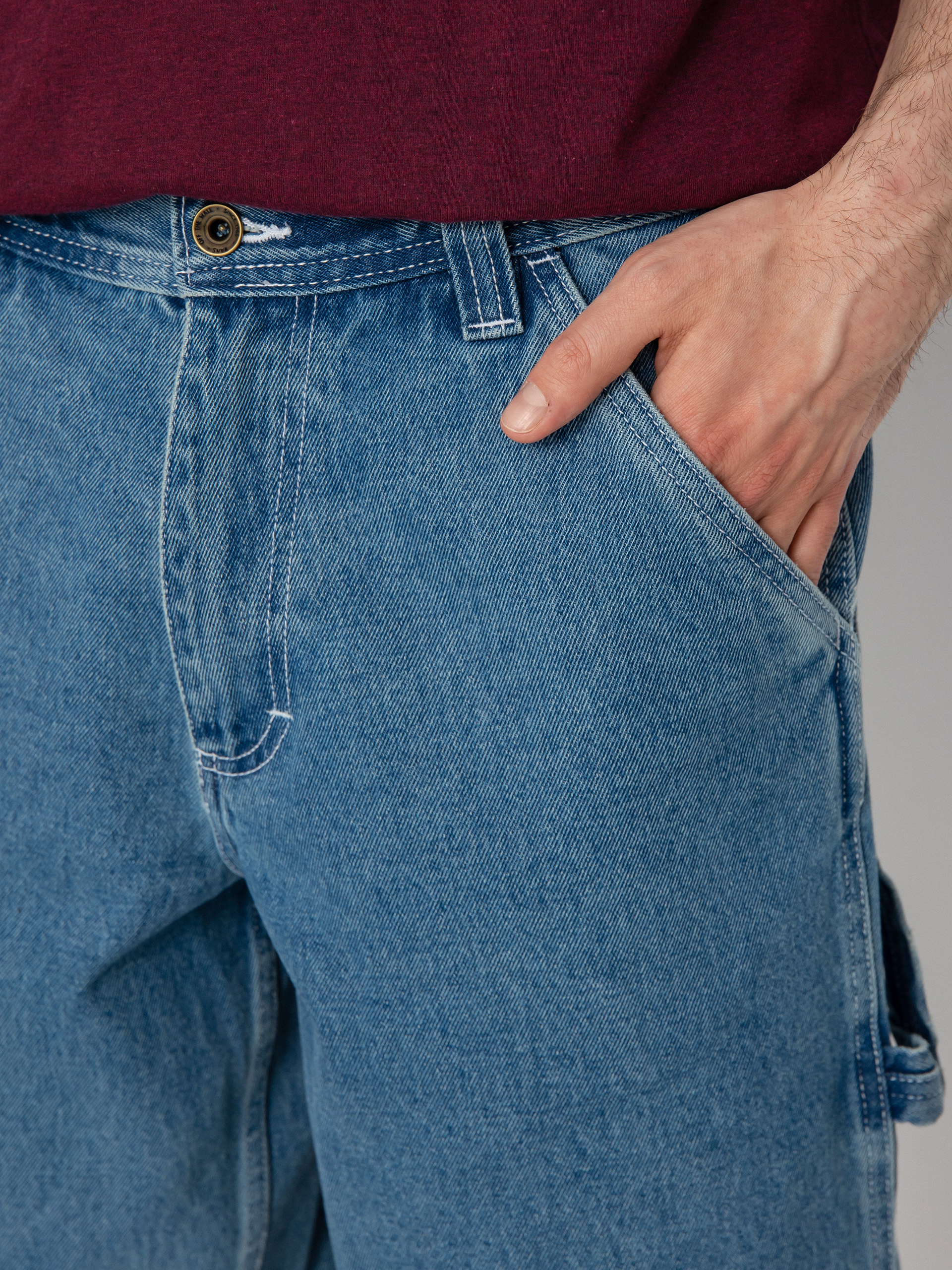 Vans Drill Chore Louniwe Denim Shorts (stone wash)