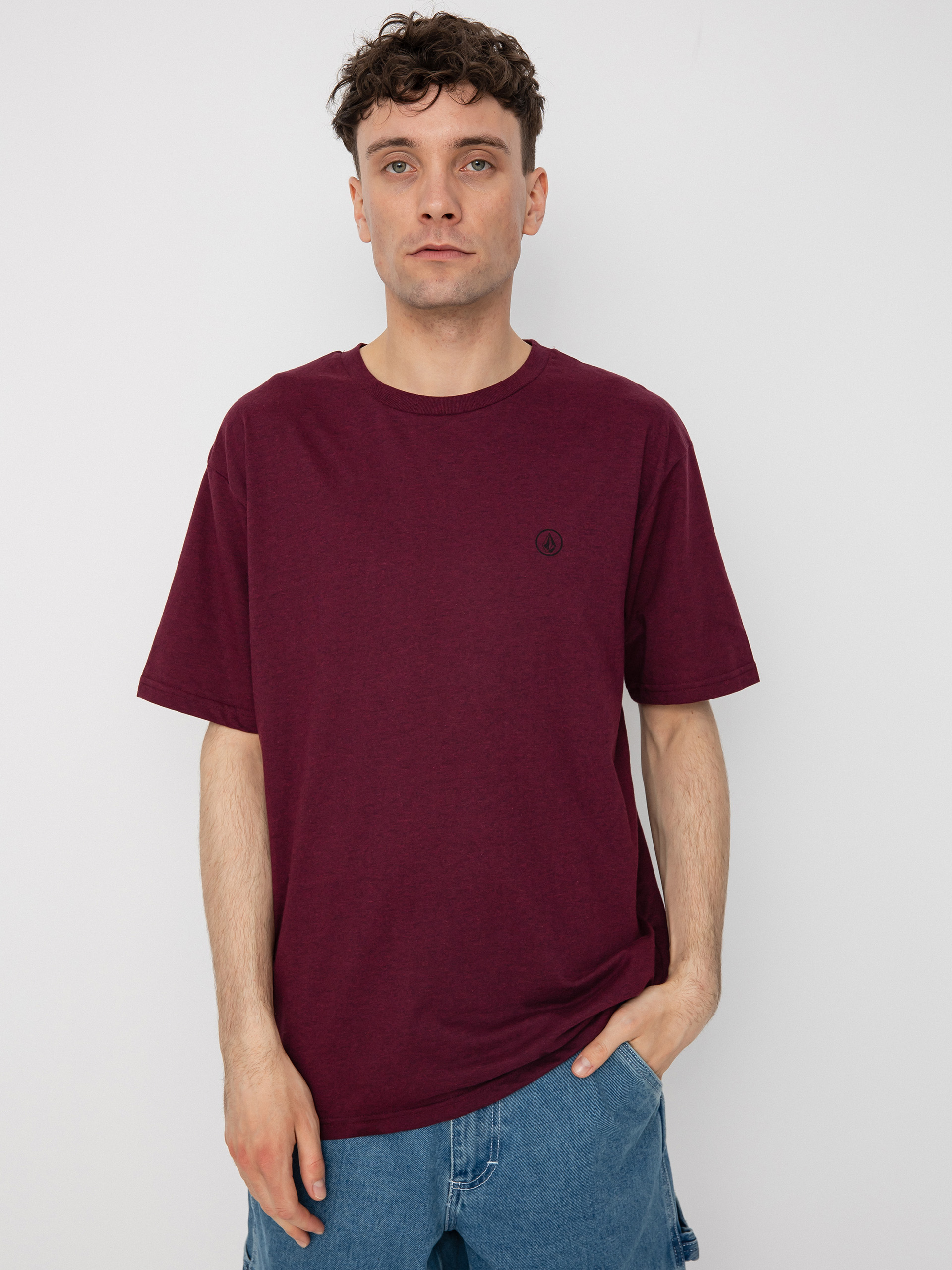 Volcom Circle Blanks Hth T-shirt (plum)