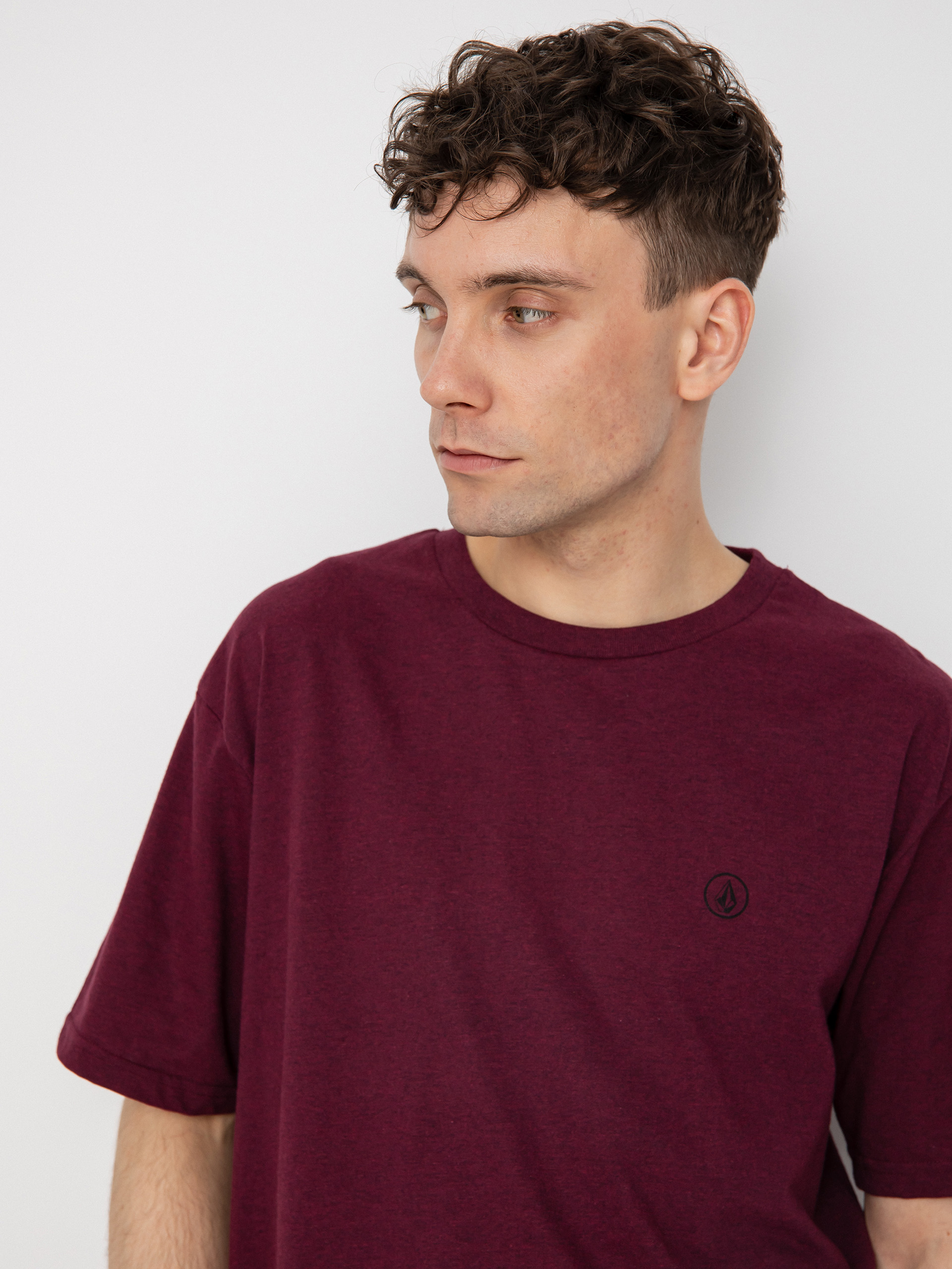 Volcom Circle Blanks Hth T-shirt (plum)