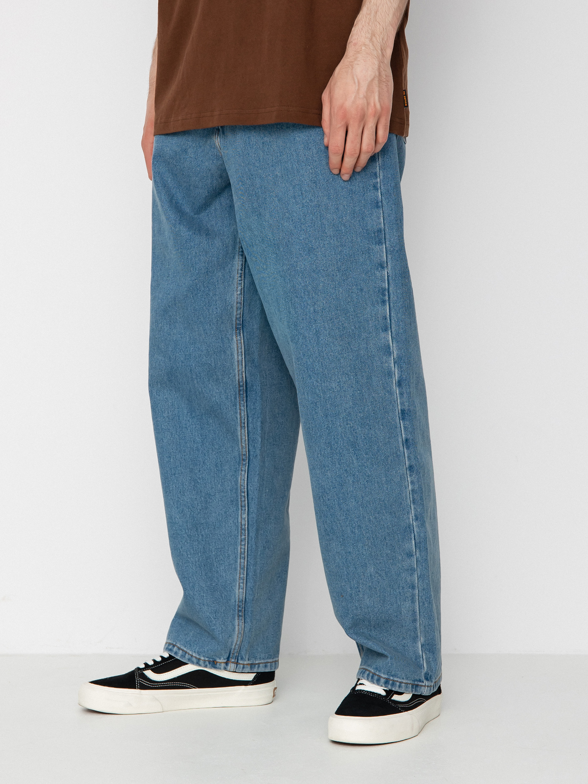Vans Covina 5Pkt Baggy Denim Pants (stone wash)