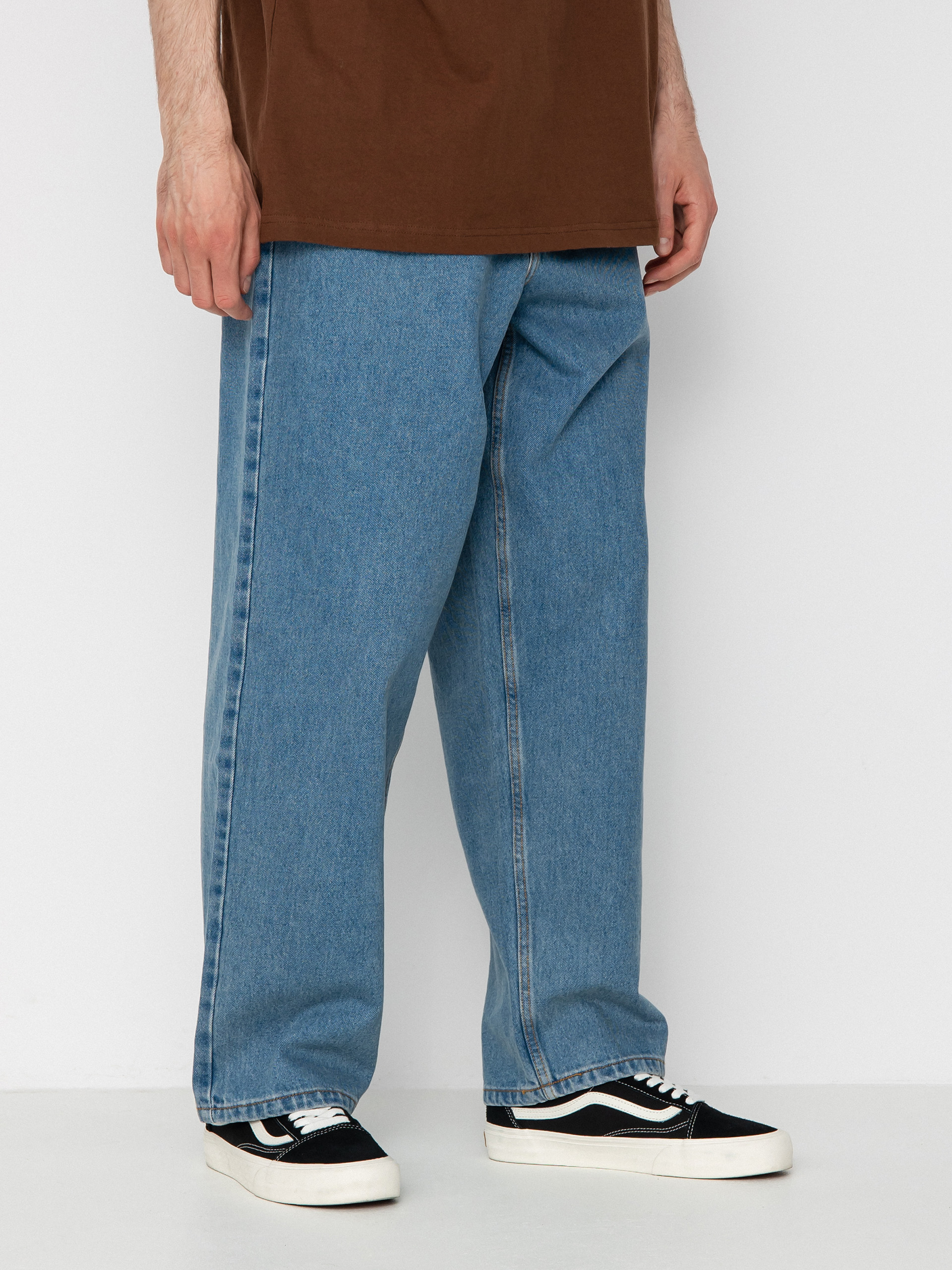 Vans Covina 5Pkt Baggy Denim Pants (stone wash)