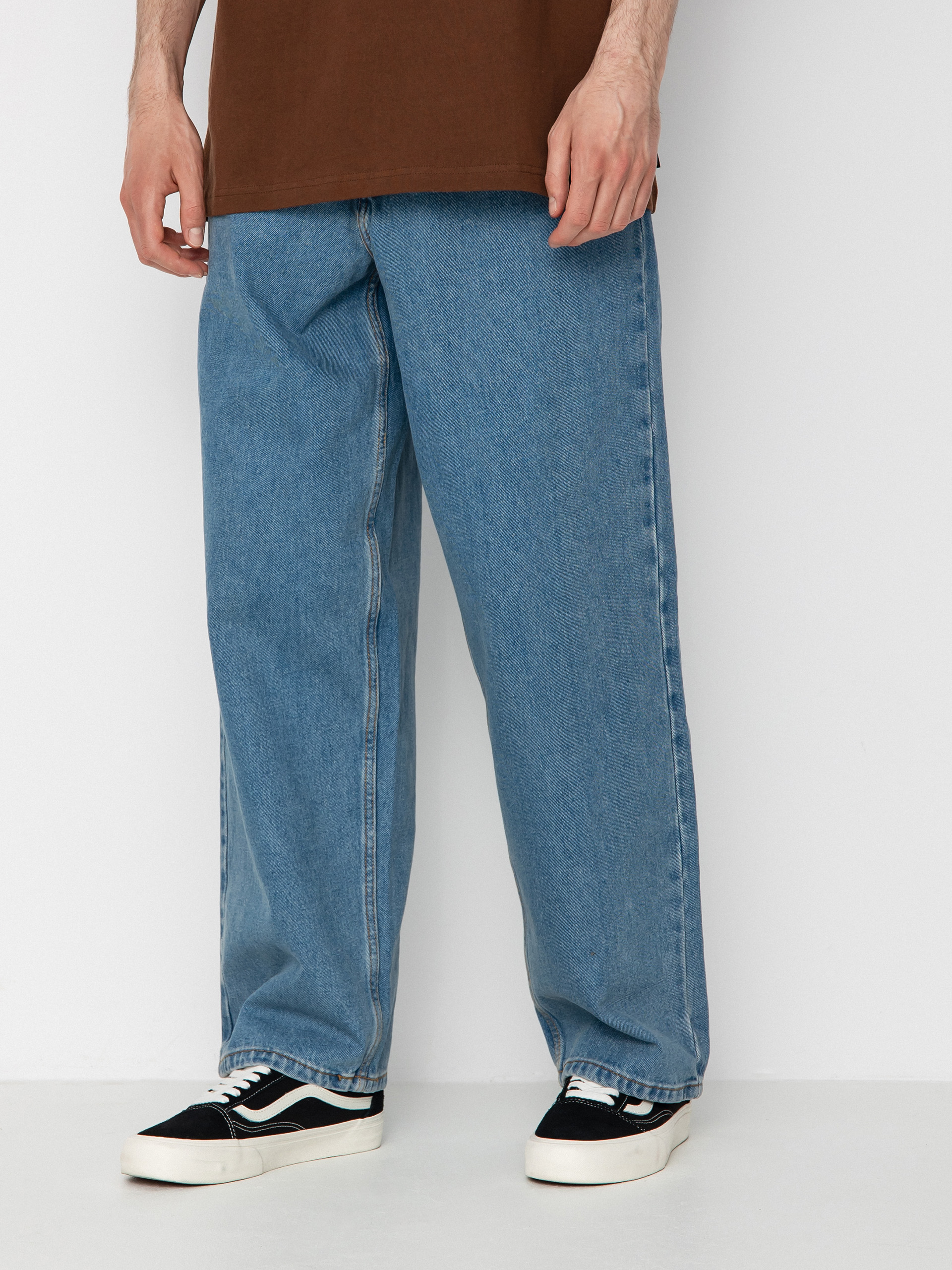 Vans Covina 5Pkt Baggy Denim Pants (stone wash)