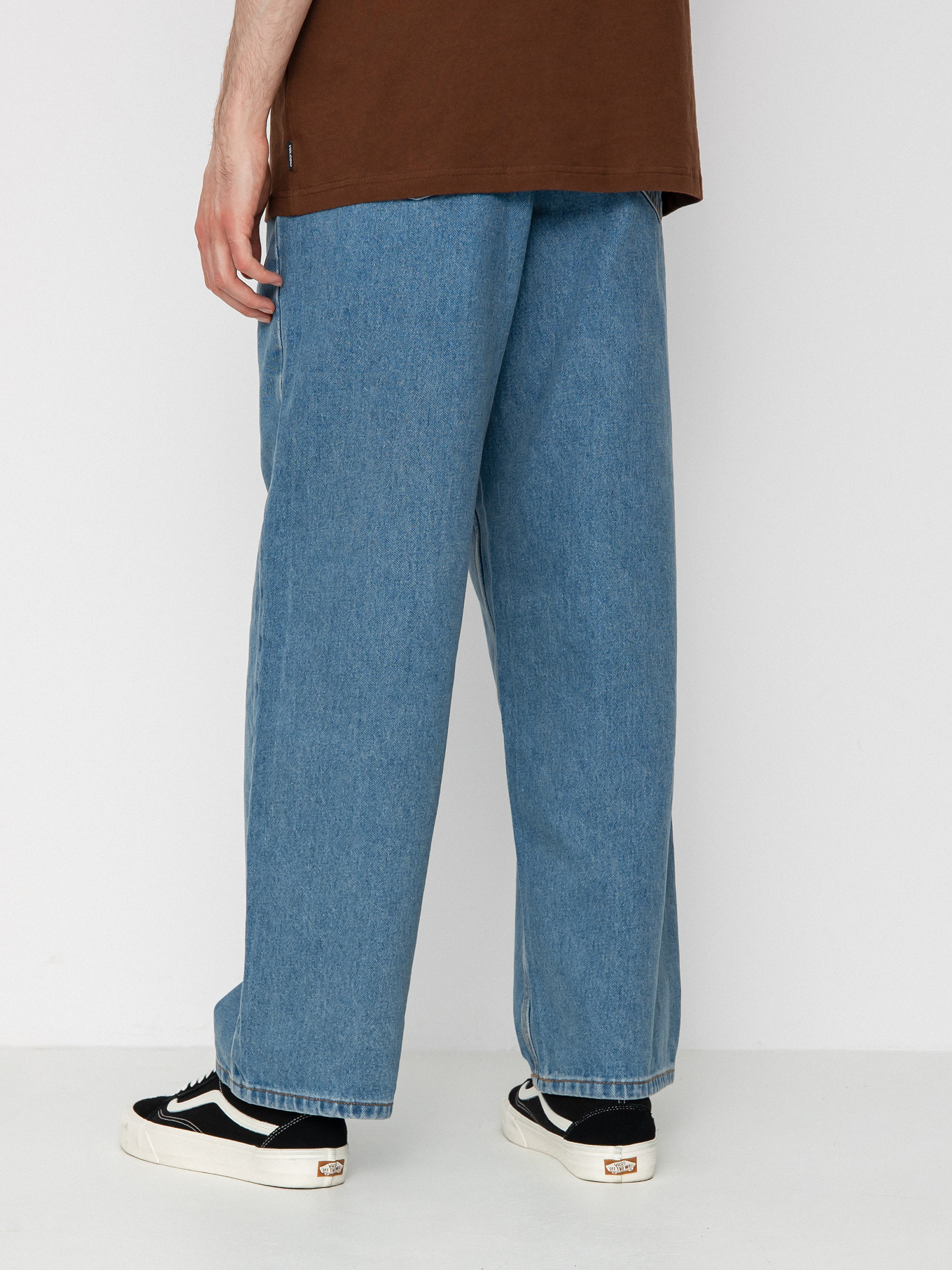 Vans Covina 5Pkt Baggy Denim Pants (stone wash)