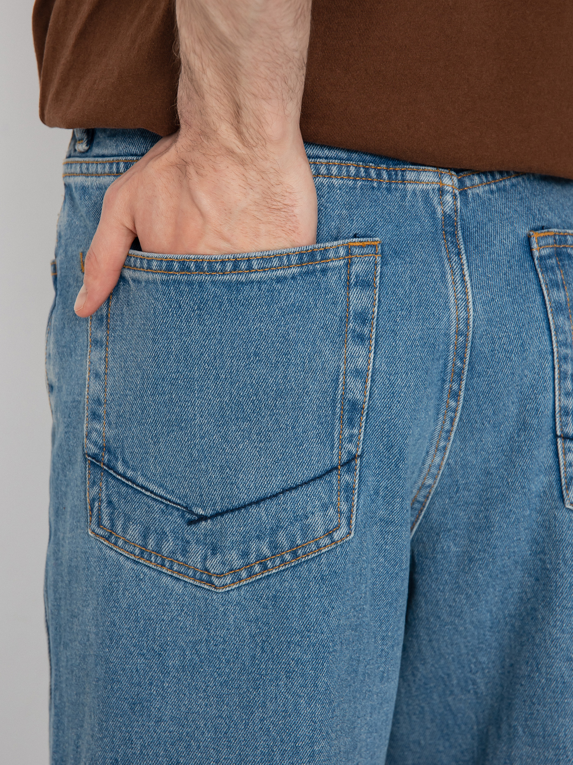 Vans Covina 5Pkt Baggy Denim Pants (stone wash)