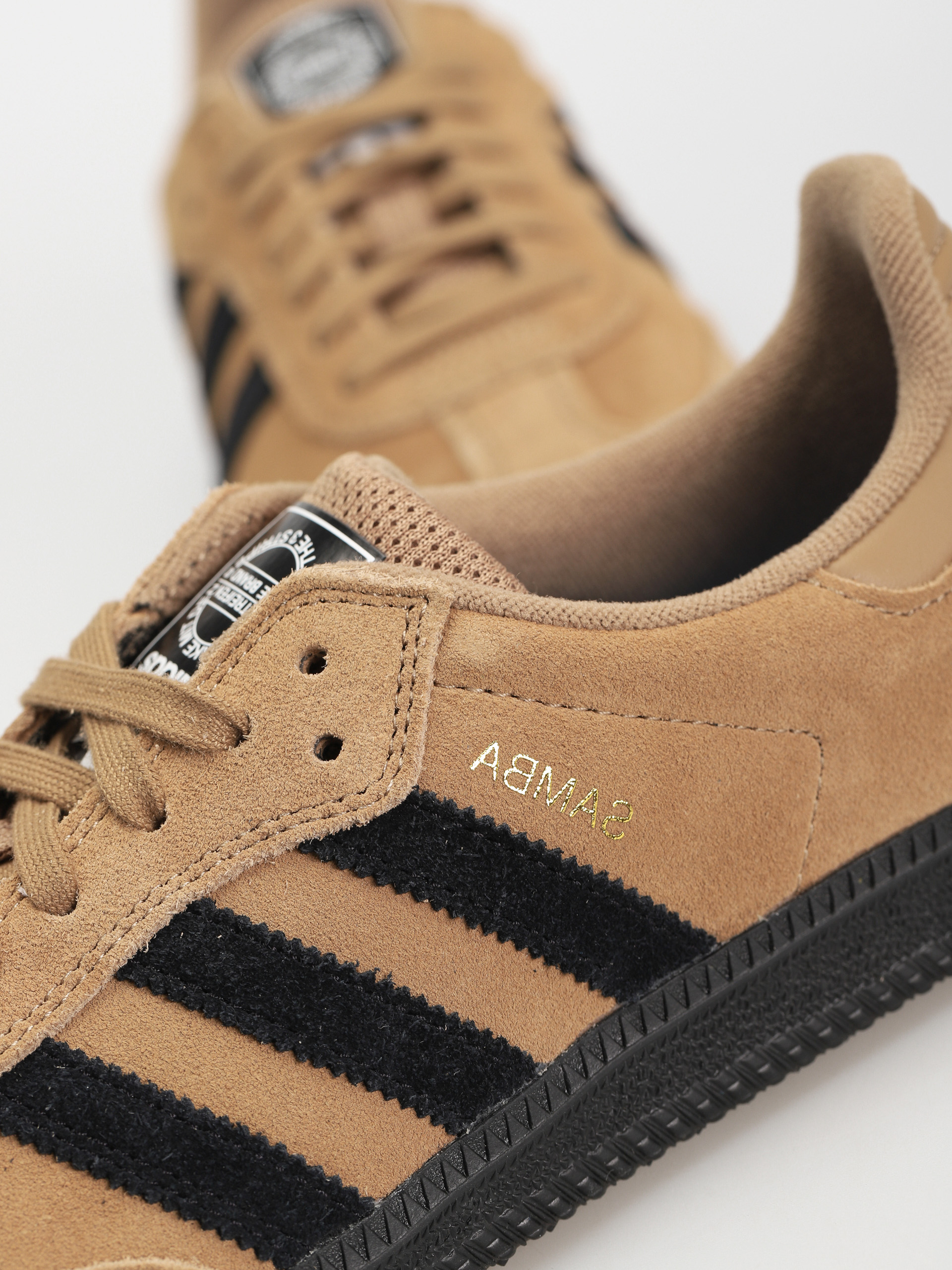adidas samba super brown suede