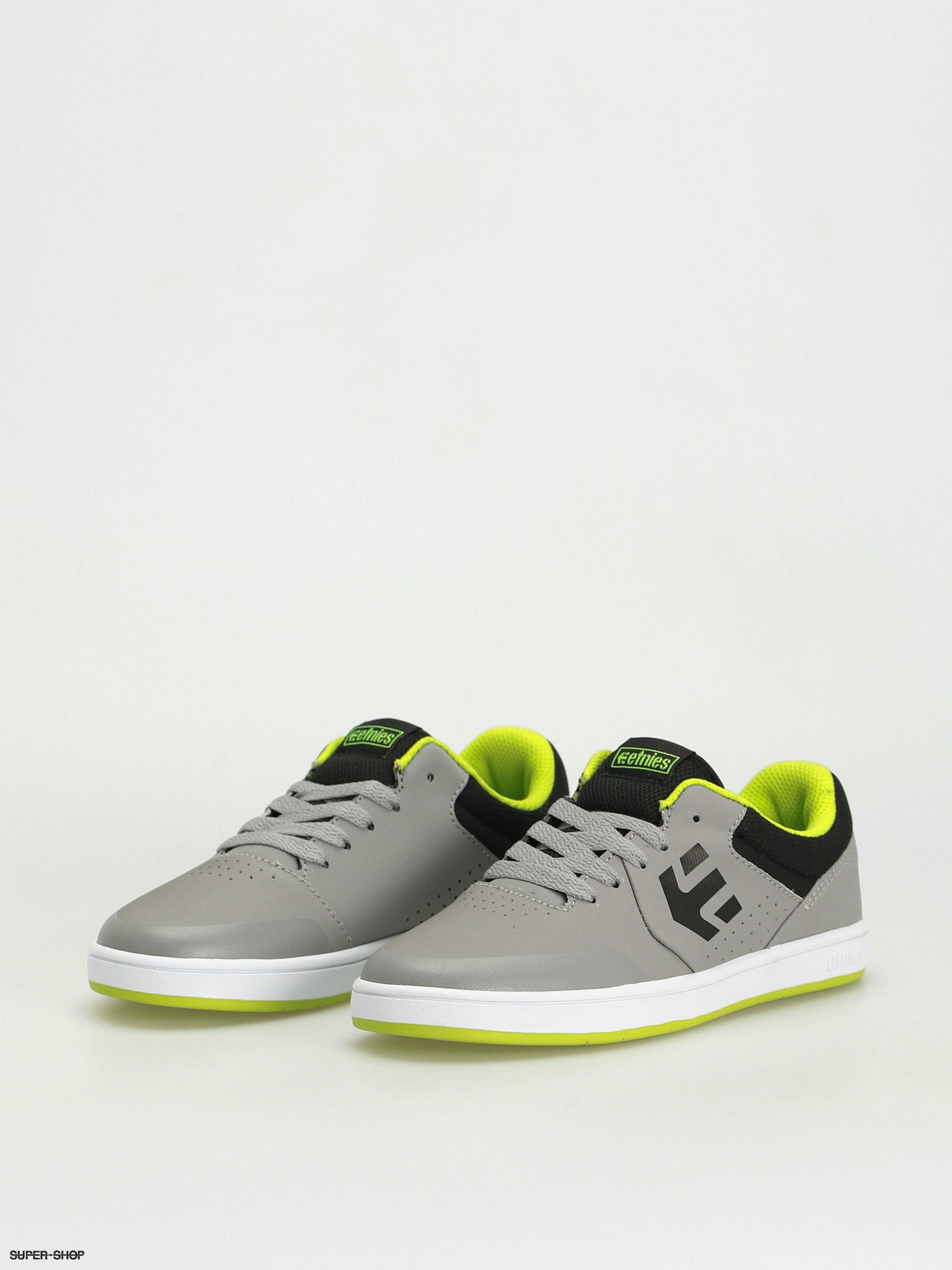 Etnies Kids Marana JR Shoes (grey/lime/white)