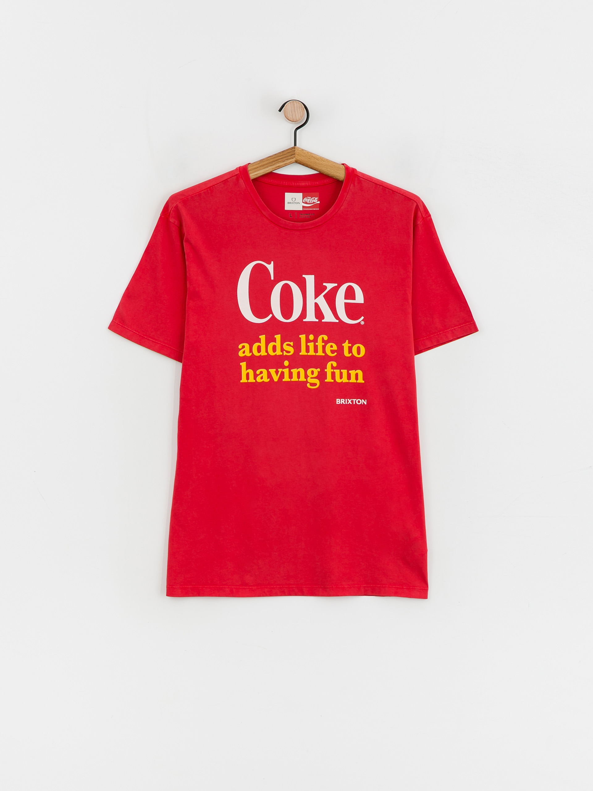 Brixton Coca-Cola Having Fun T-shirt (cokered)