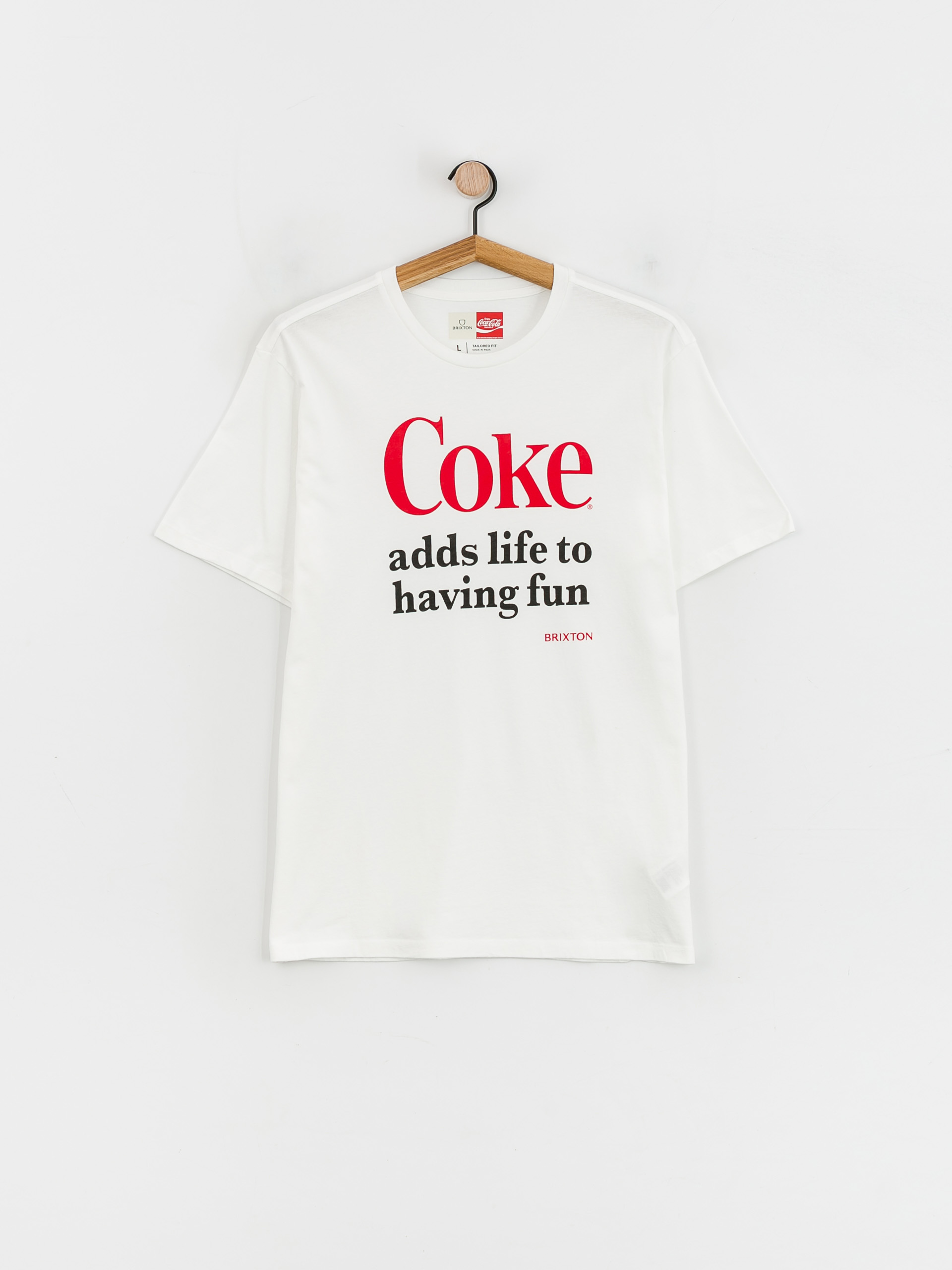 Brixton Coca-Cola Having Fun T-shirt (white)