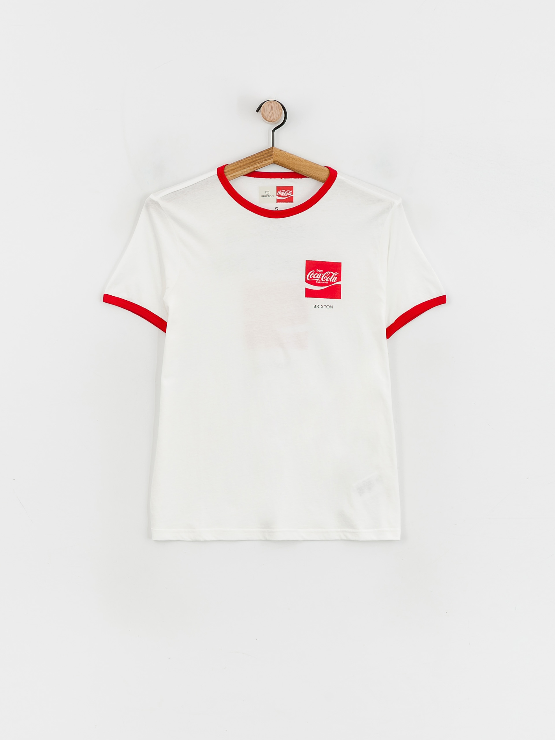 Brixton Coca-Cola Good Day Ringer T-shirt Wmn (white)
