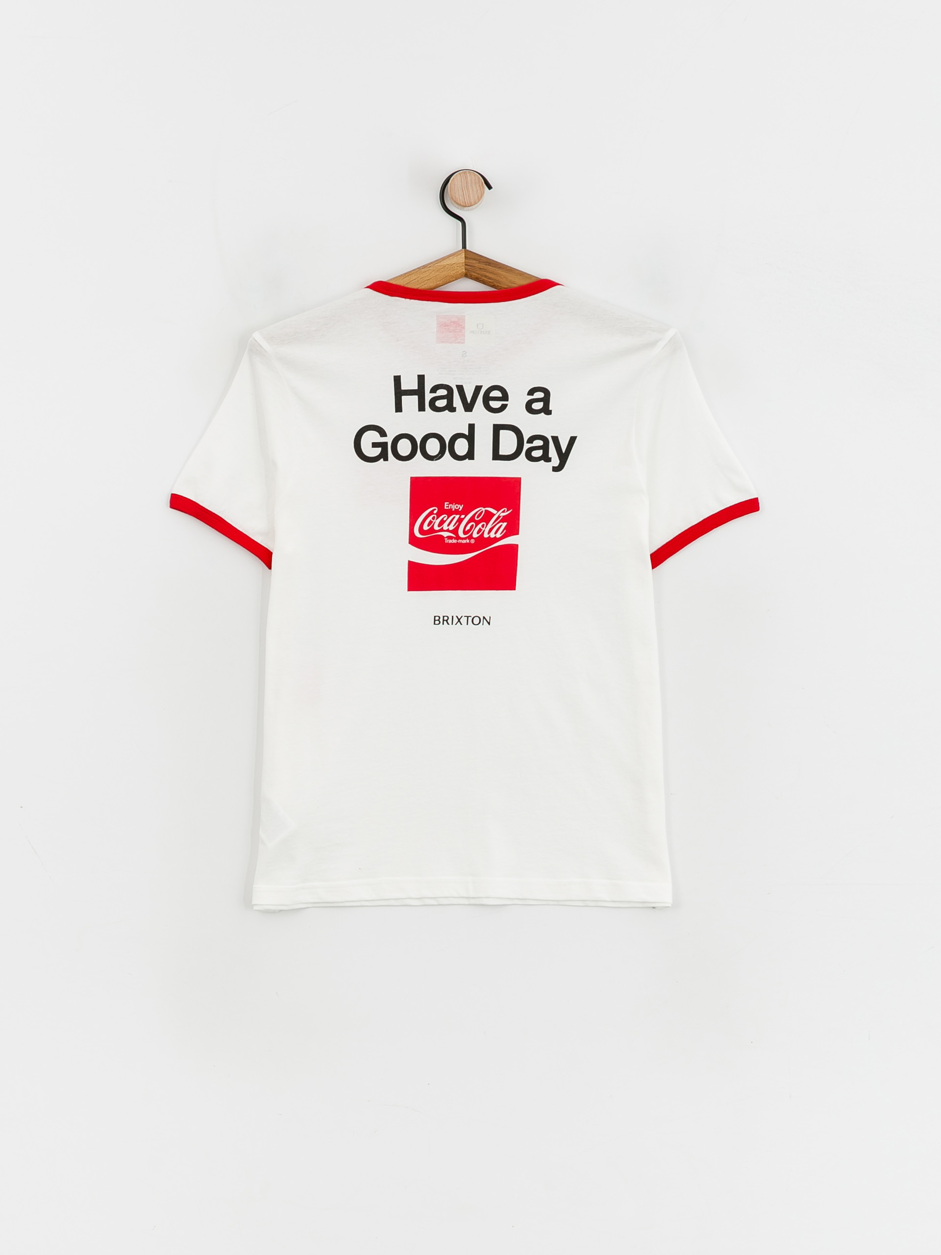 Brixton Coca-Cola Good Day Ringer T-shirt Wmn (white)