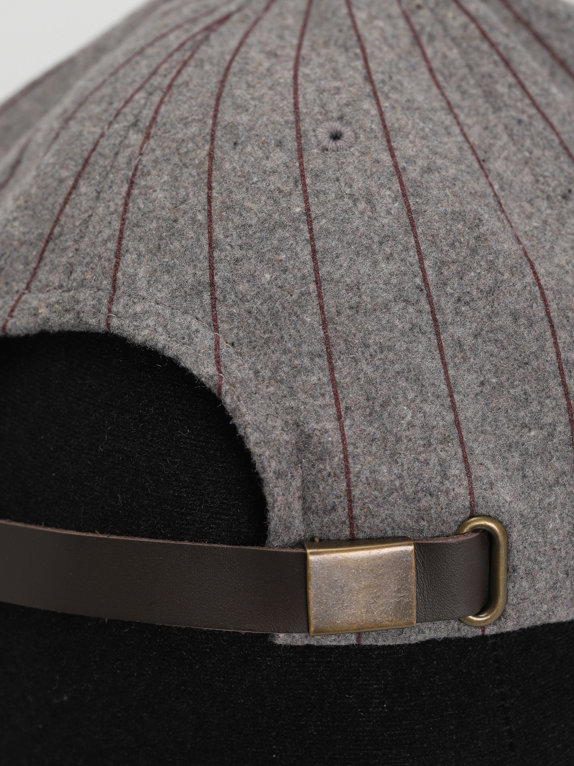 Brixton Burt Mp Cap (light heather grey/burgundy)