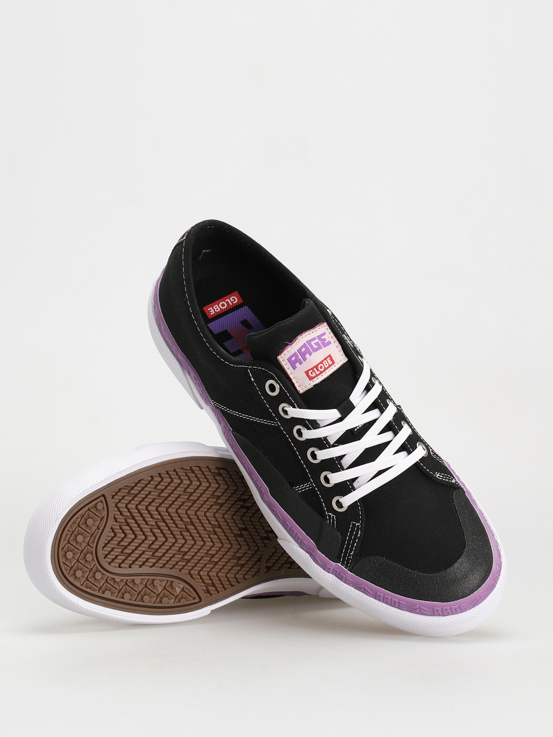 Globe Surplus Shoes (black/white/rage)