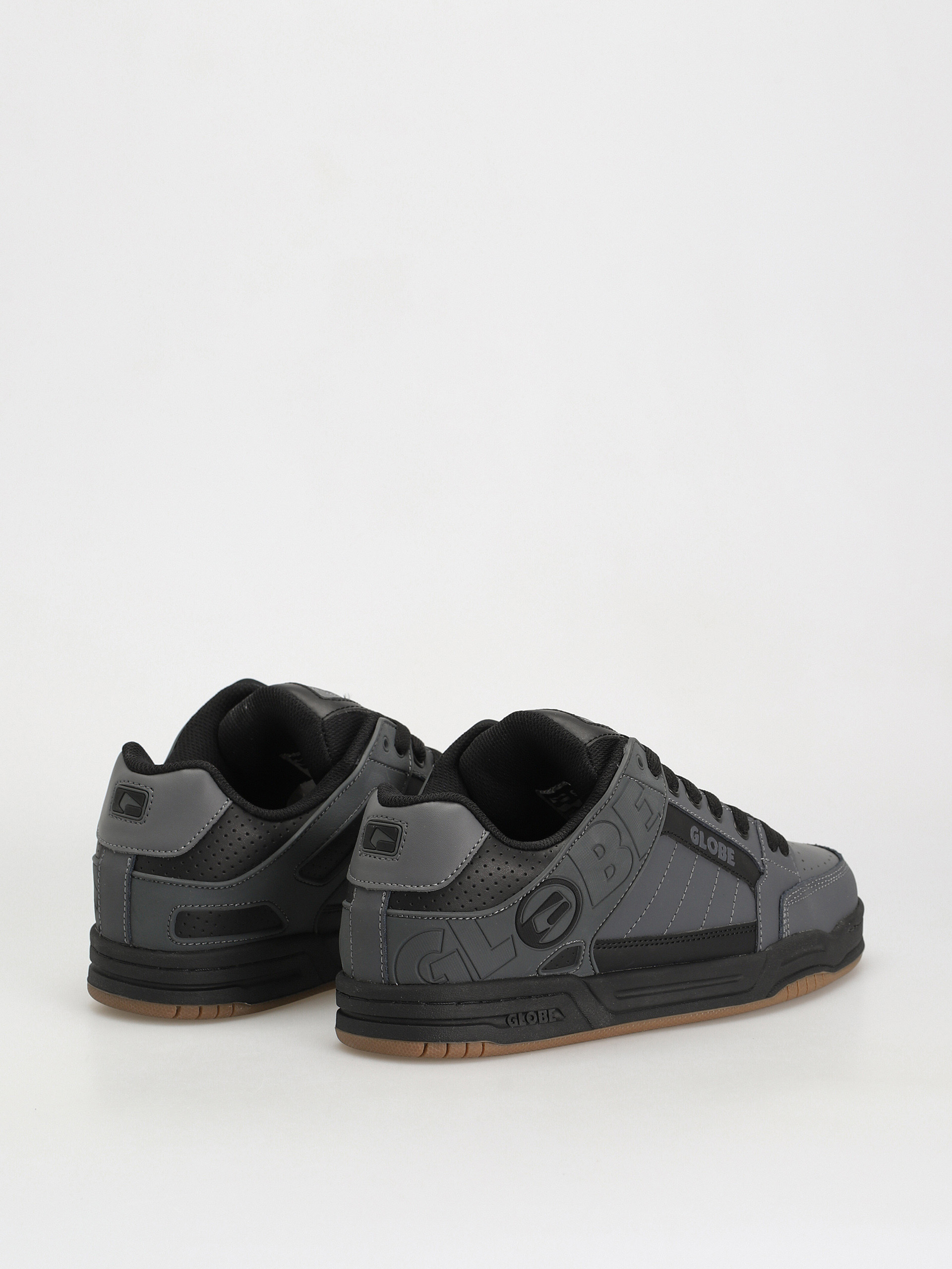 Globe Scarpe Da Skateboard Tilt - Pelle Grigio E Nera, Taglia 37 EU, Suola S-trac