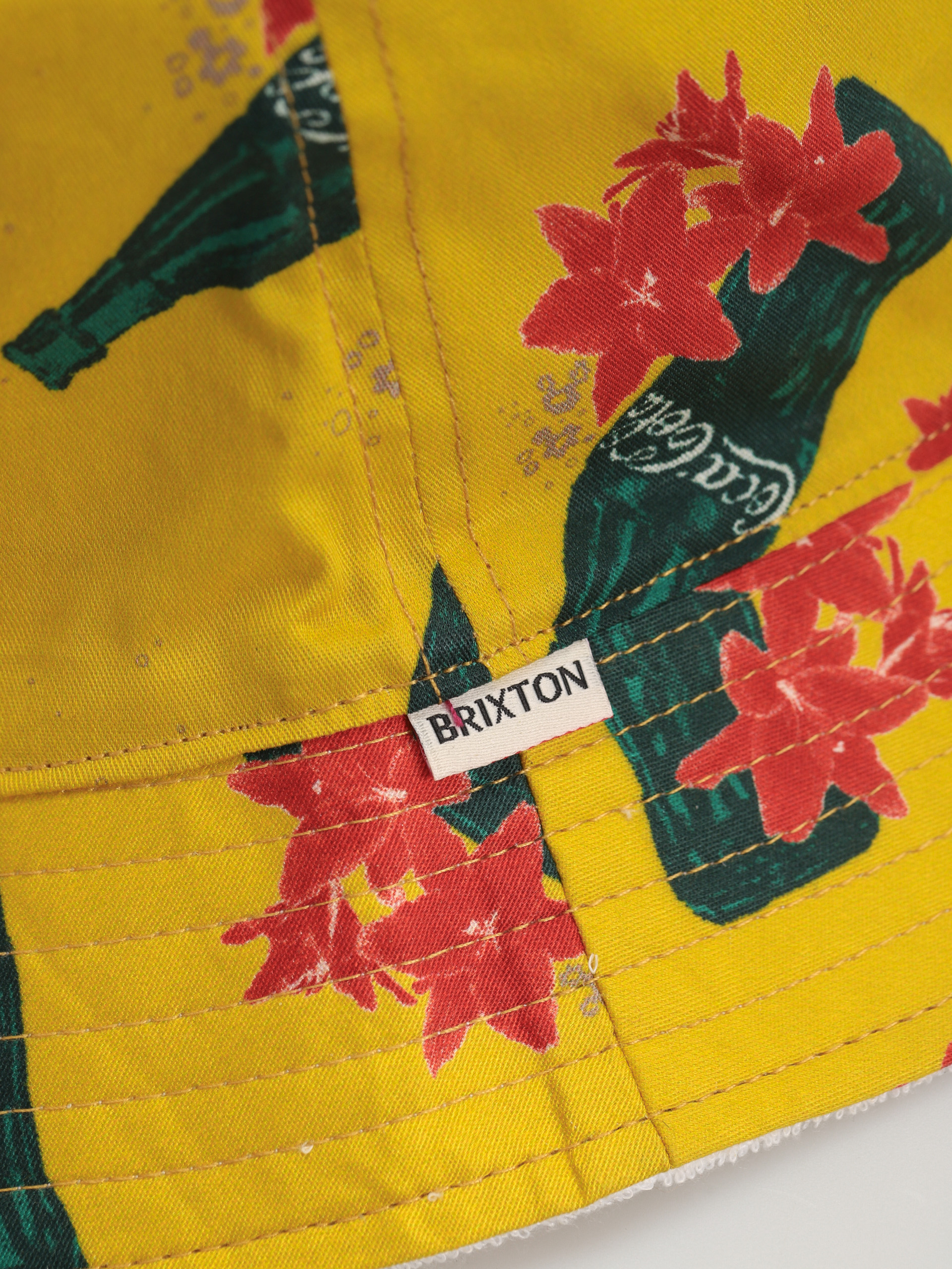 Brixton Coca-Cola Good Day Rev Hut (yellow/white)