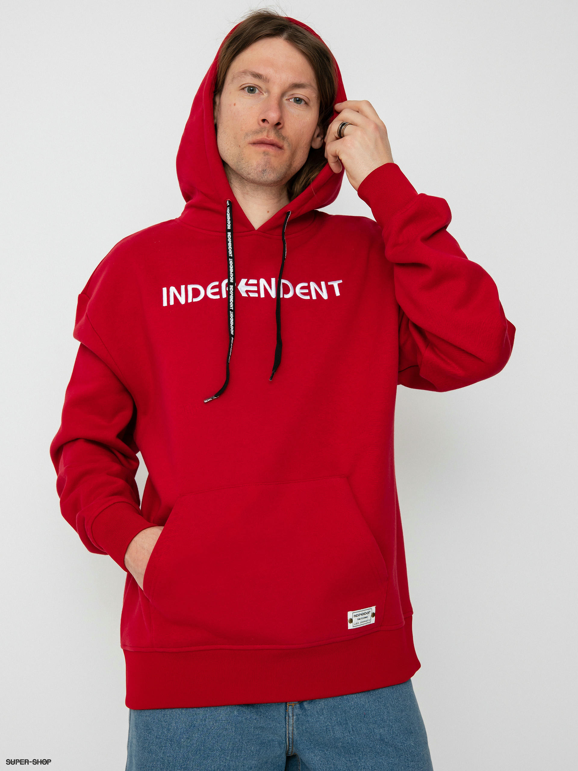 Red deals independent hoodie