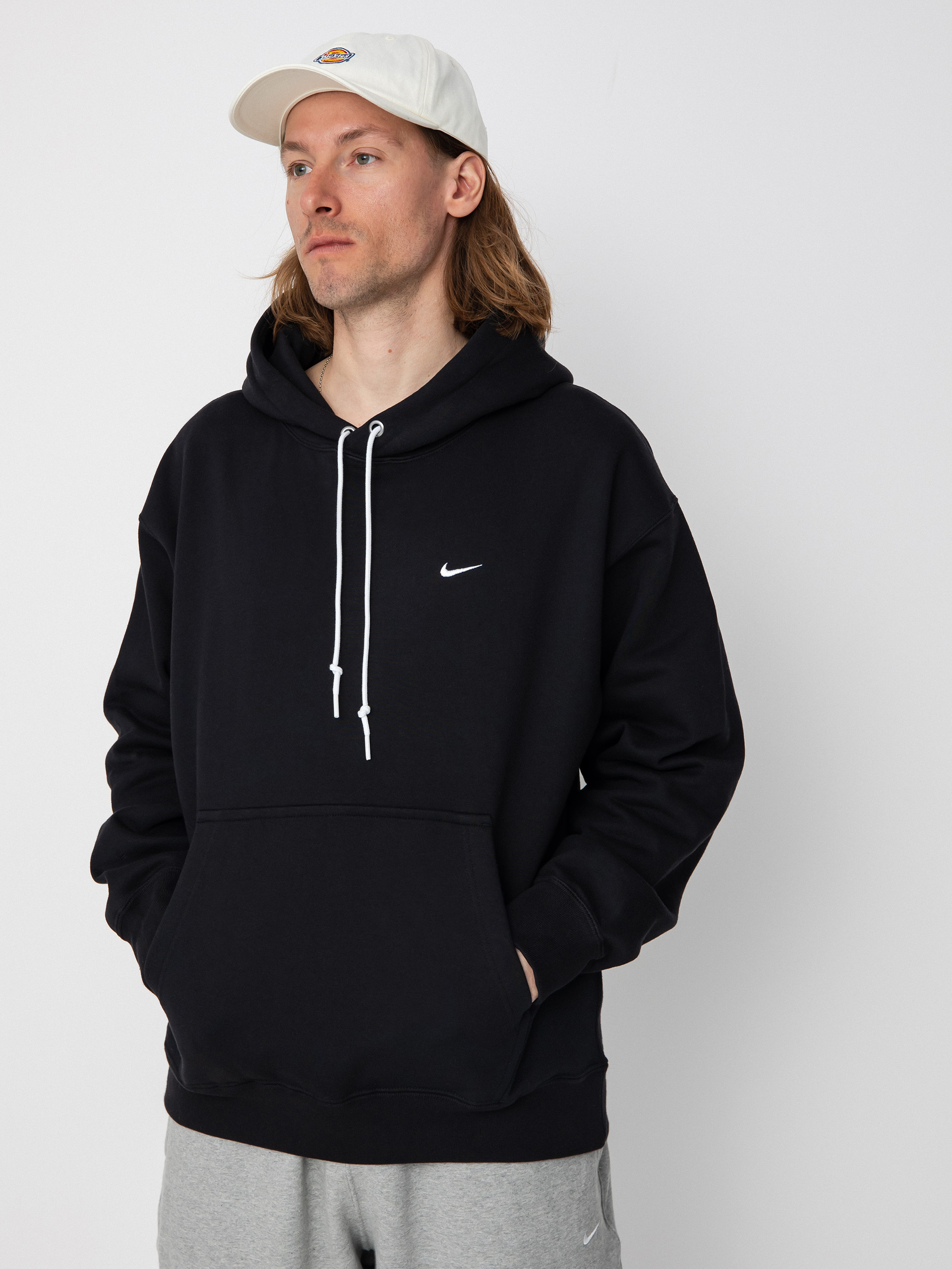 Nike SB Solo Swoosh HD Hoodie black (black/white)