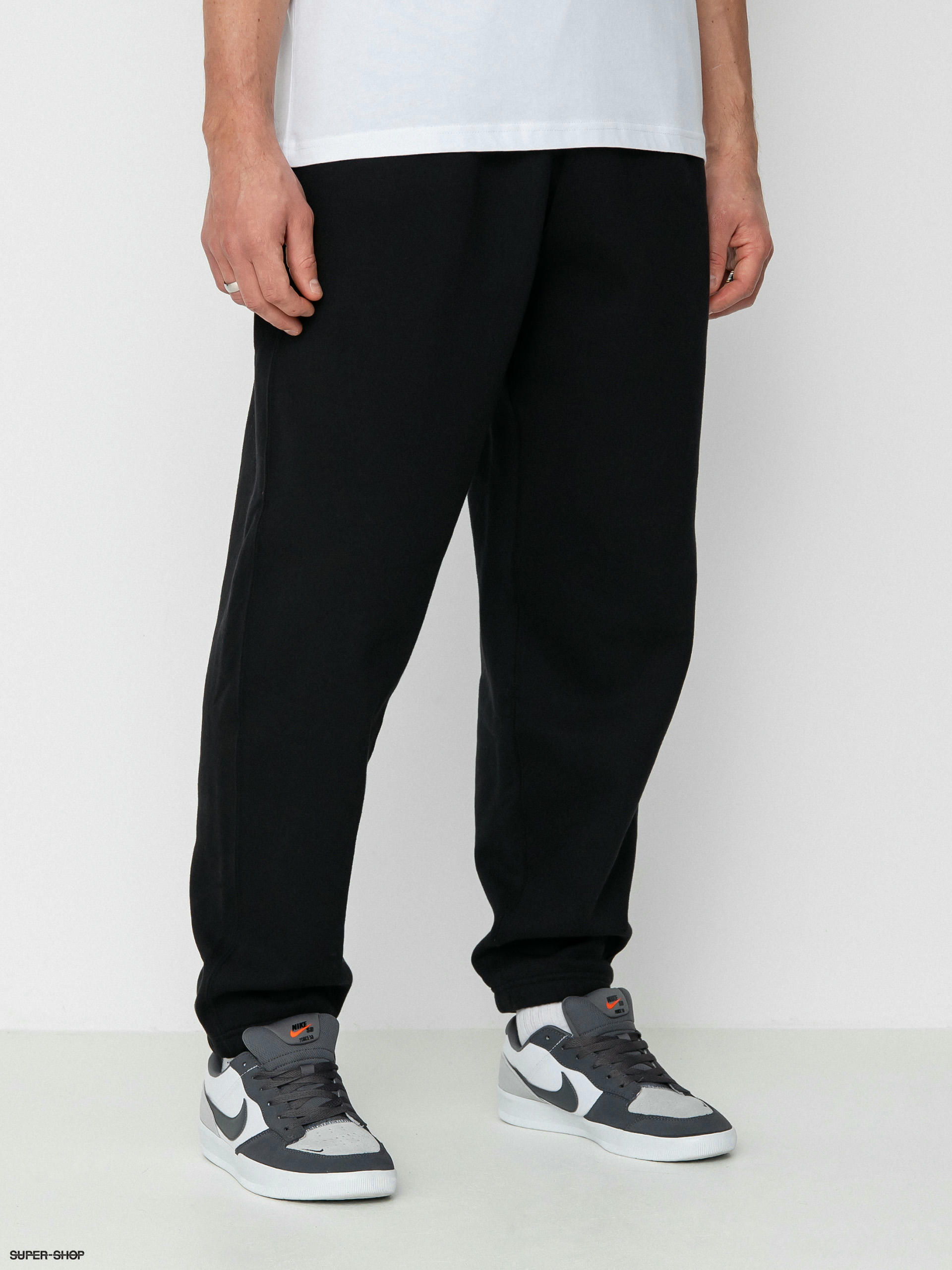 Nike sb swoosh store black track pants