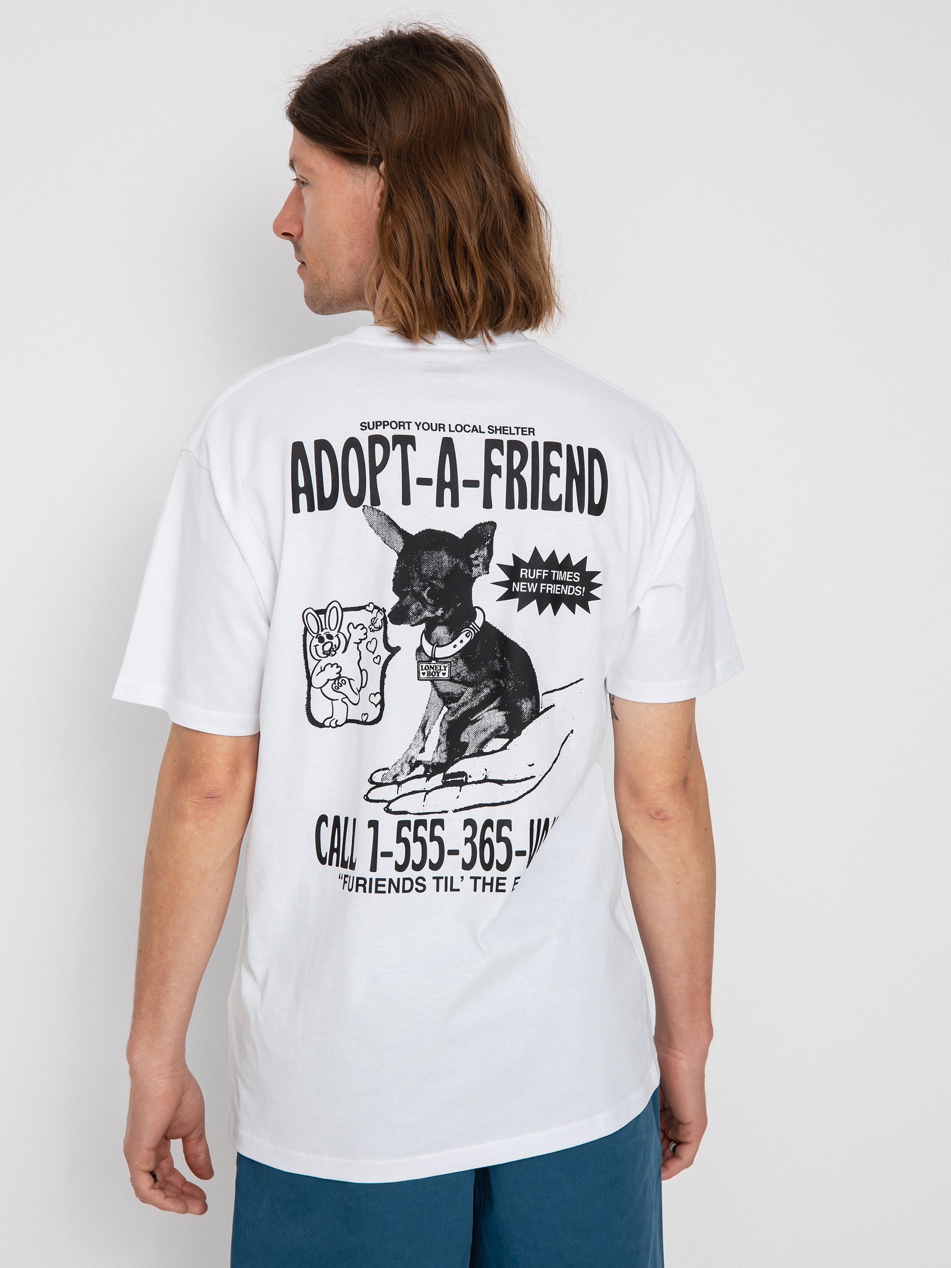 Vans Adopted A Friend T-shirt (white)