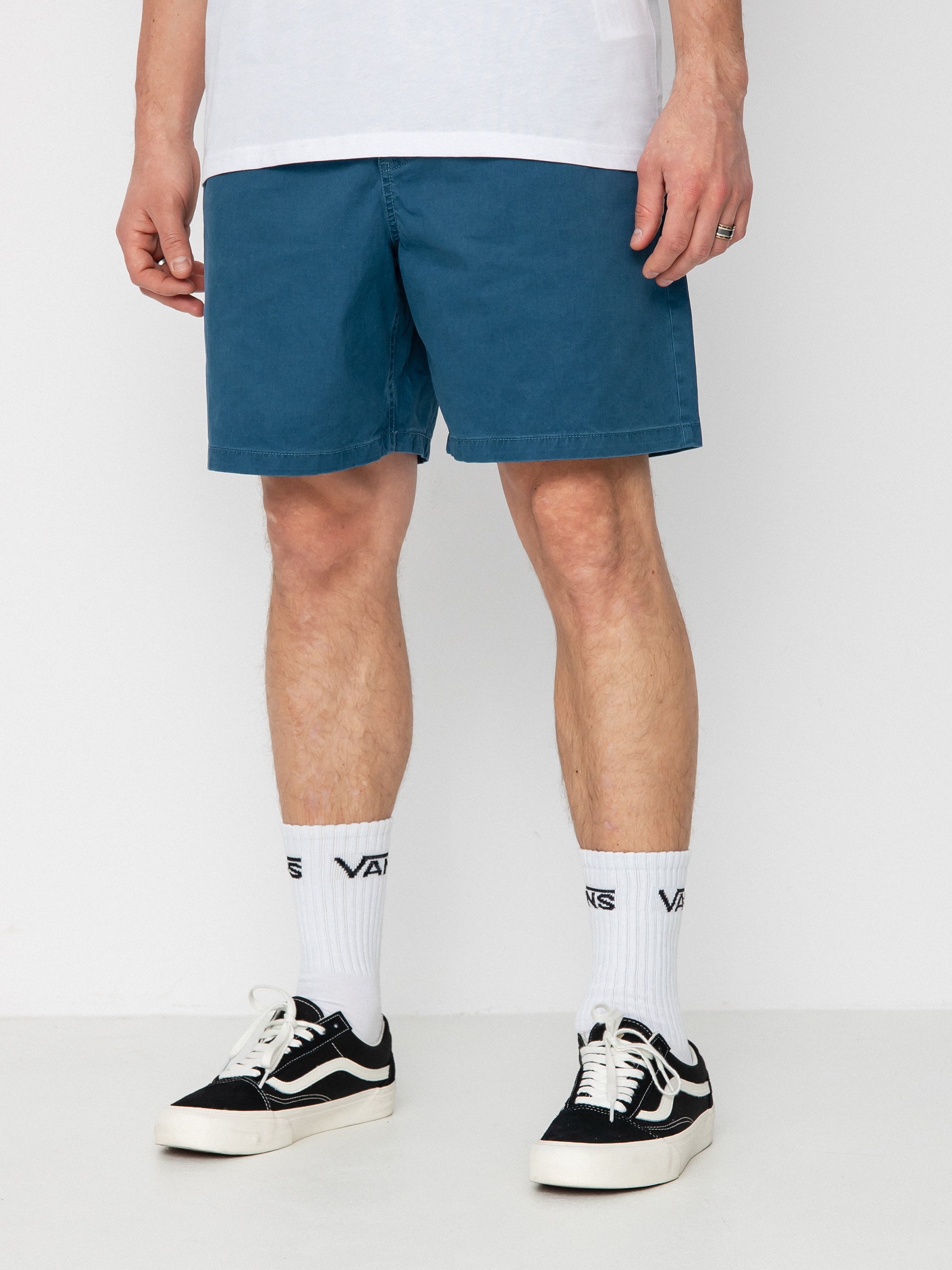 Vans Range Salt Wash Relaxed Elastic Shorts (vans teal)