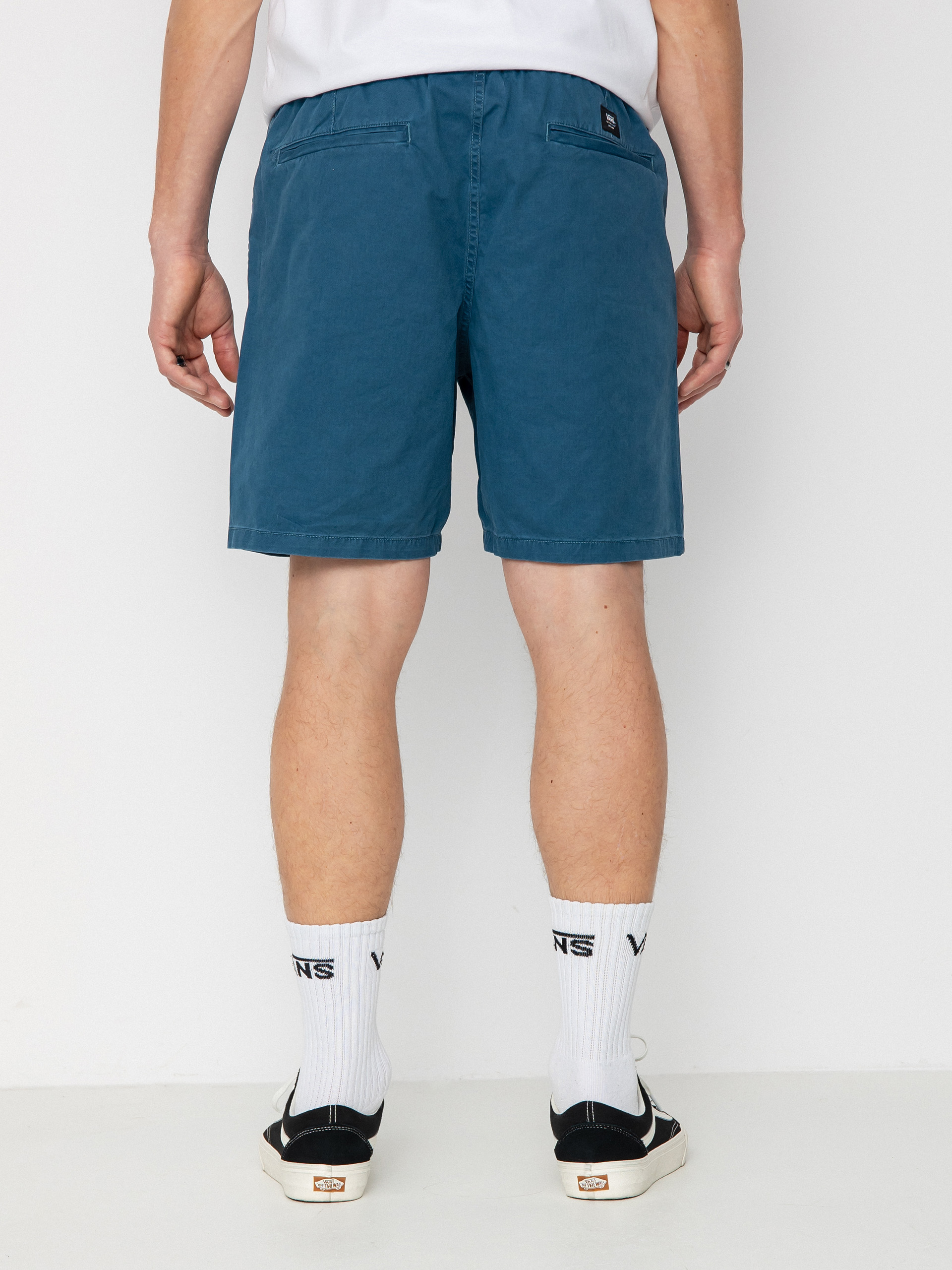 Vans Range Salt Wash Relaxed Elastic Shorts (vans teal)