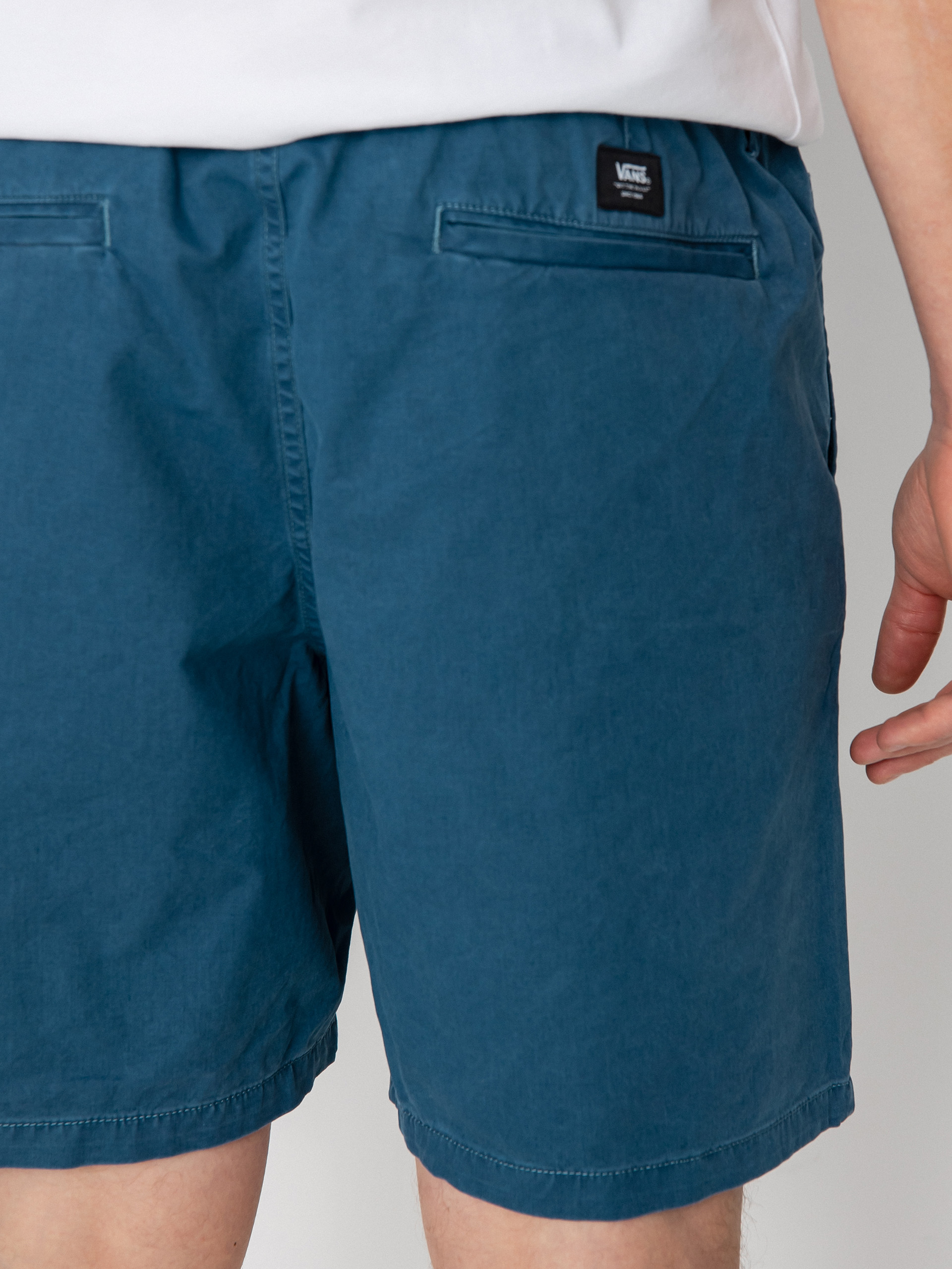 Vans Range Salt Wash Relaxed Elastic Shorts (vans teal)