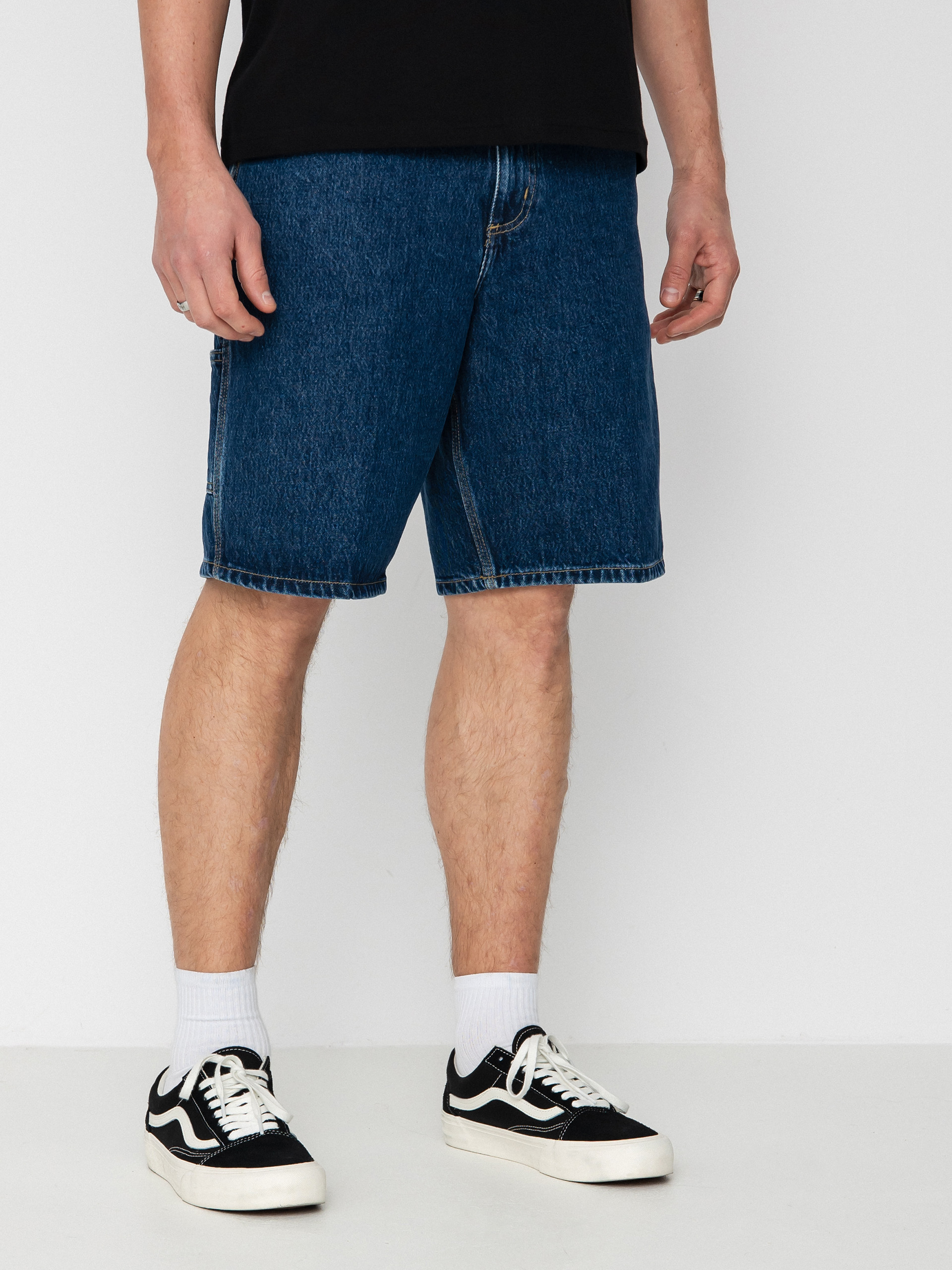 Carhartt WIP Single Knee Shorts (blue)