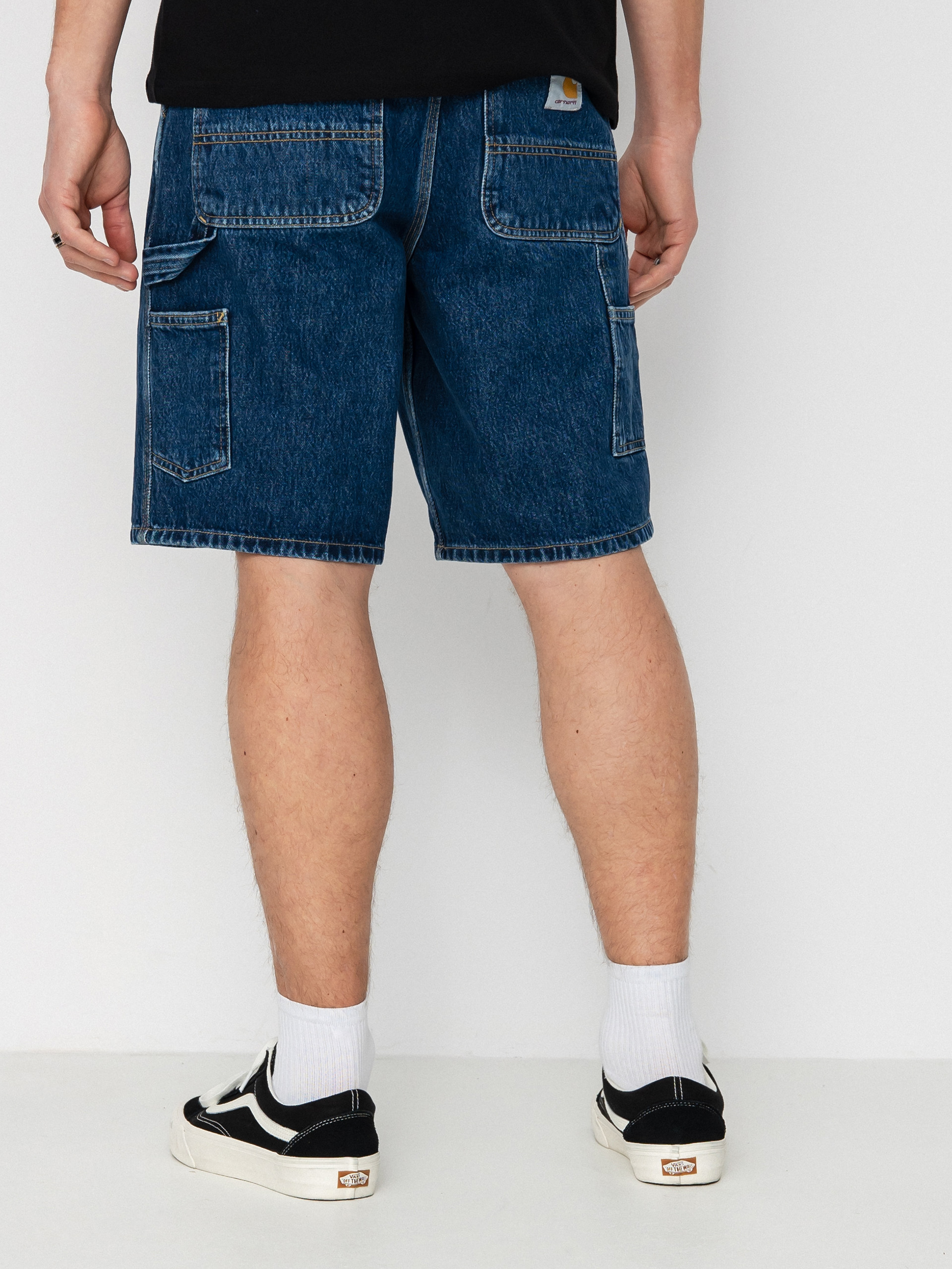 Carhartt WIP Single Knee Shorts (blue)