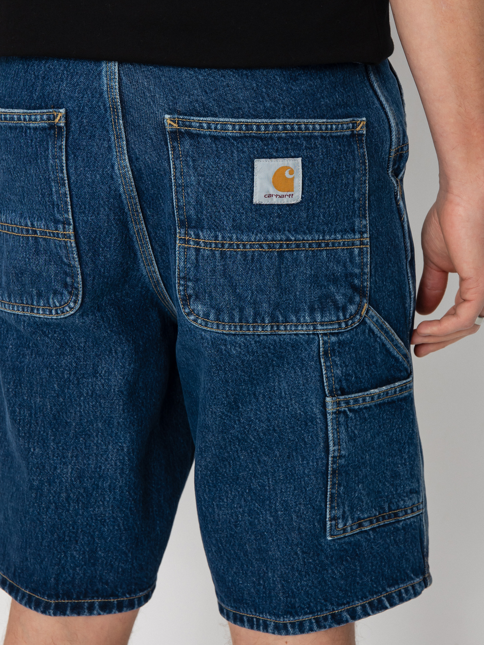 Carhartt WIP Single Knee Shorts (blue)