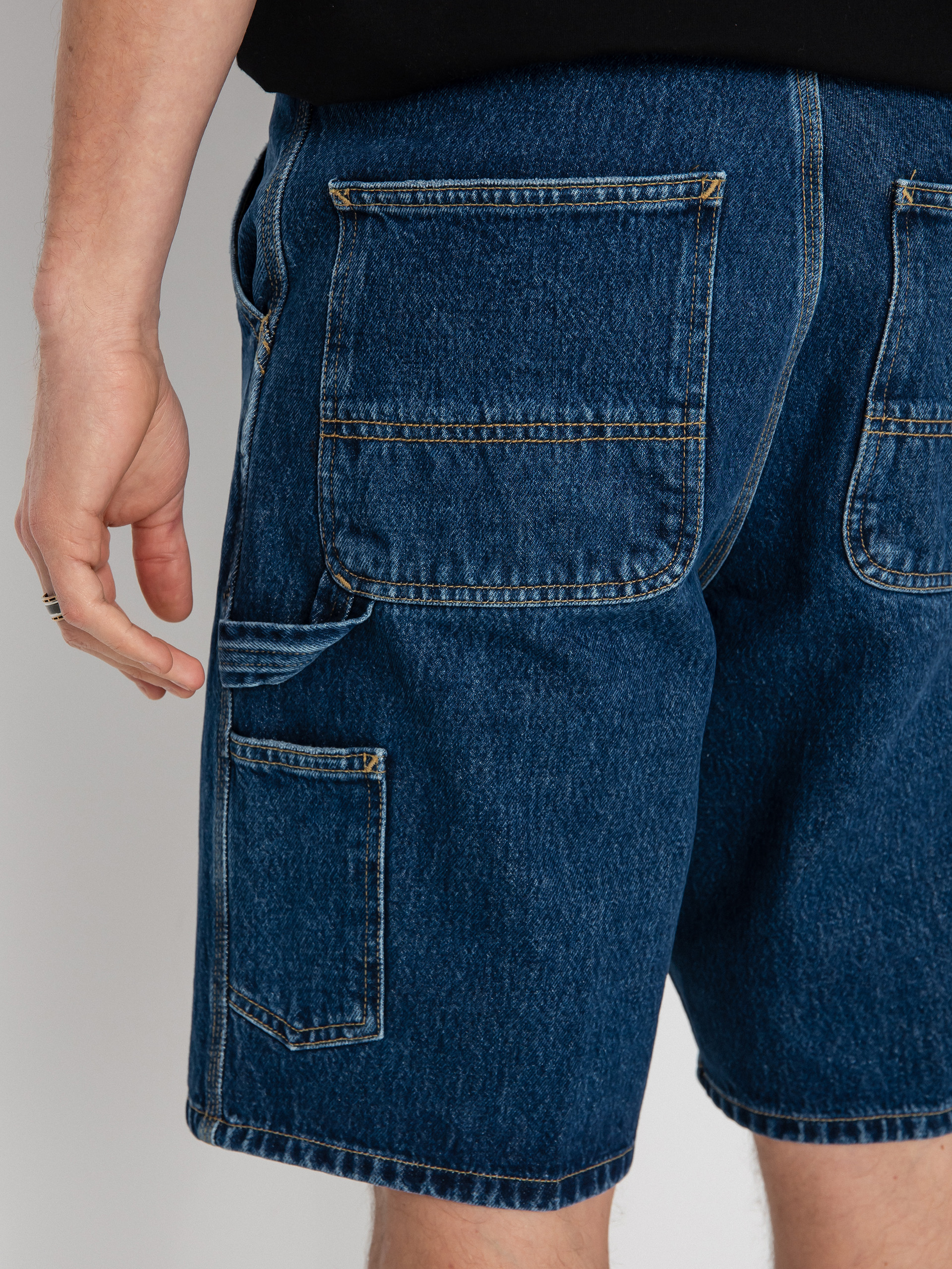 Carhartt WIP Single Knee Shorts (blue)