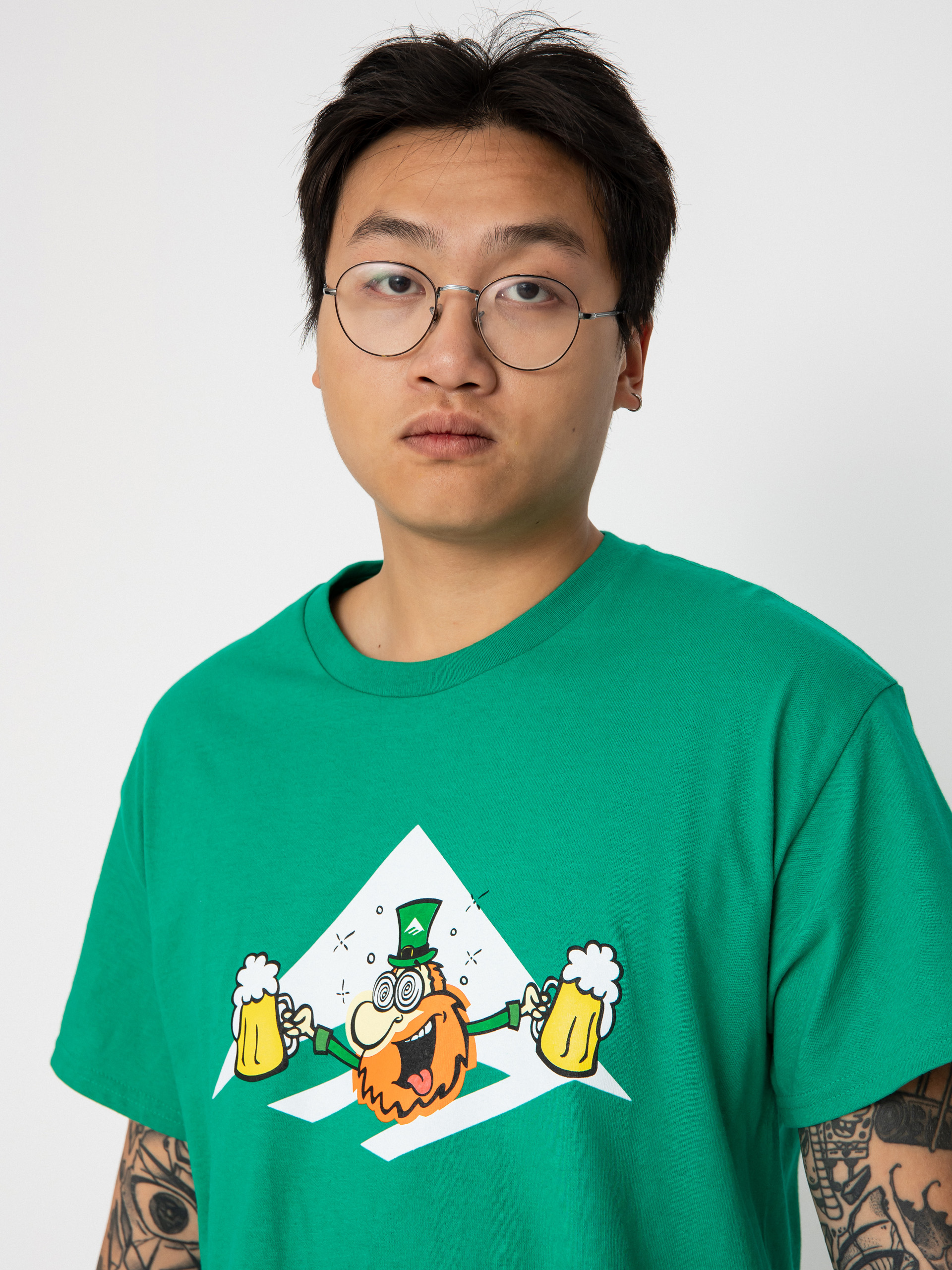 Emerica Leprechaun Triangle T-shirt (kelly green)