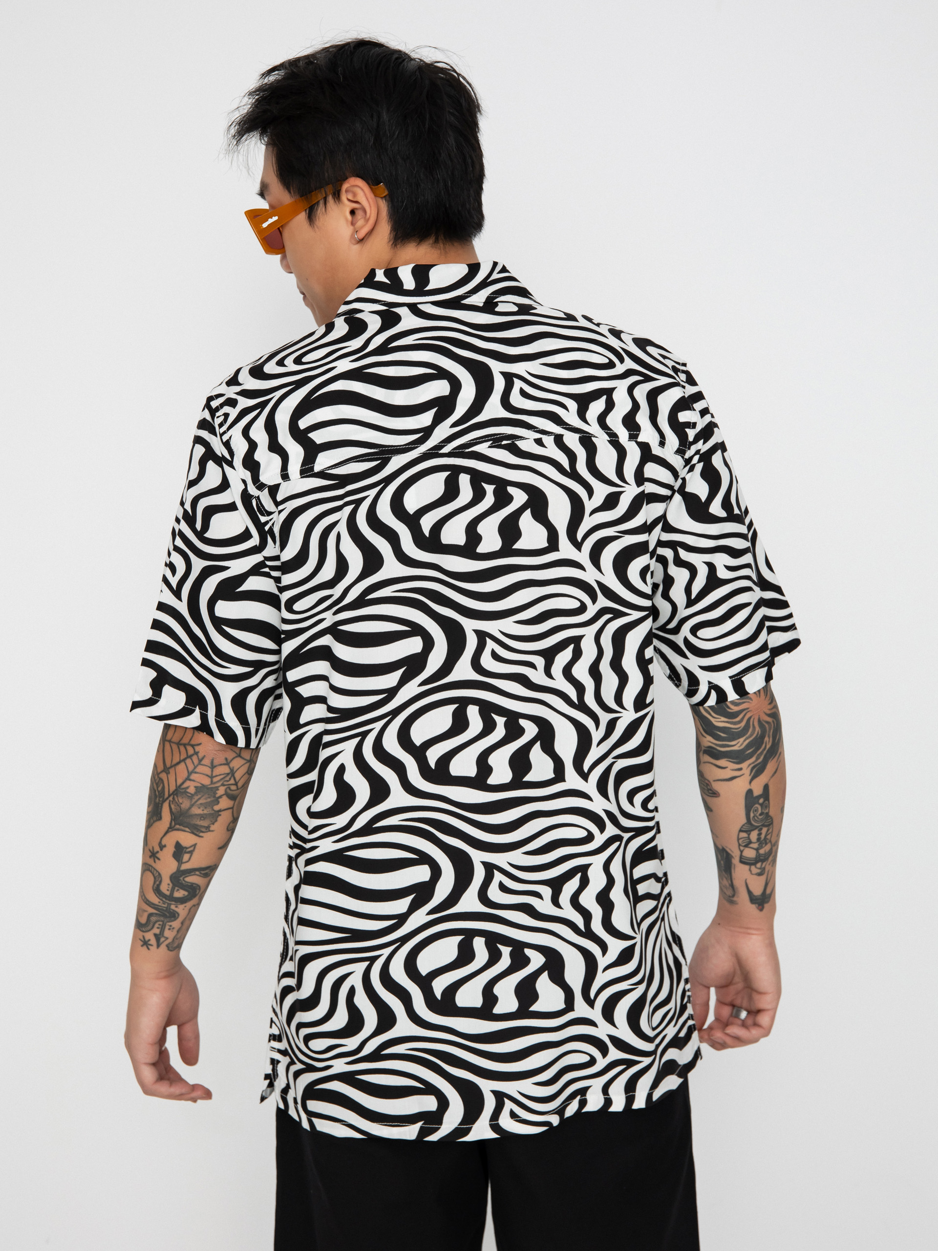 Dickies Leesburg Shirt - white, black (cloud zebra)