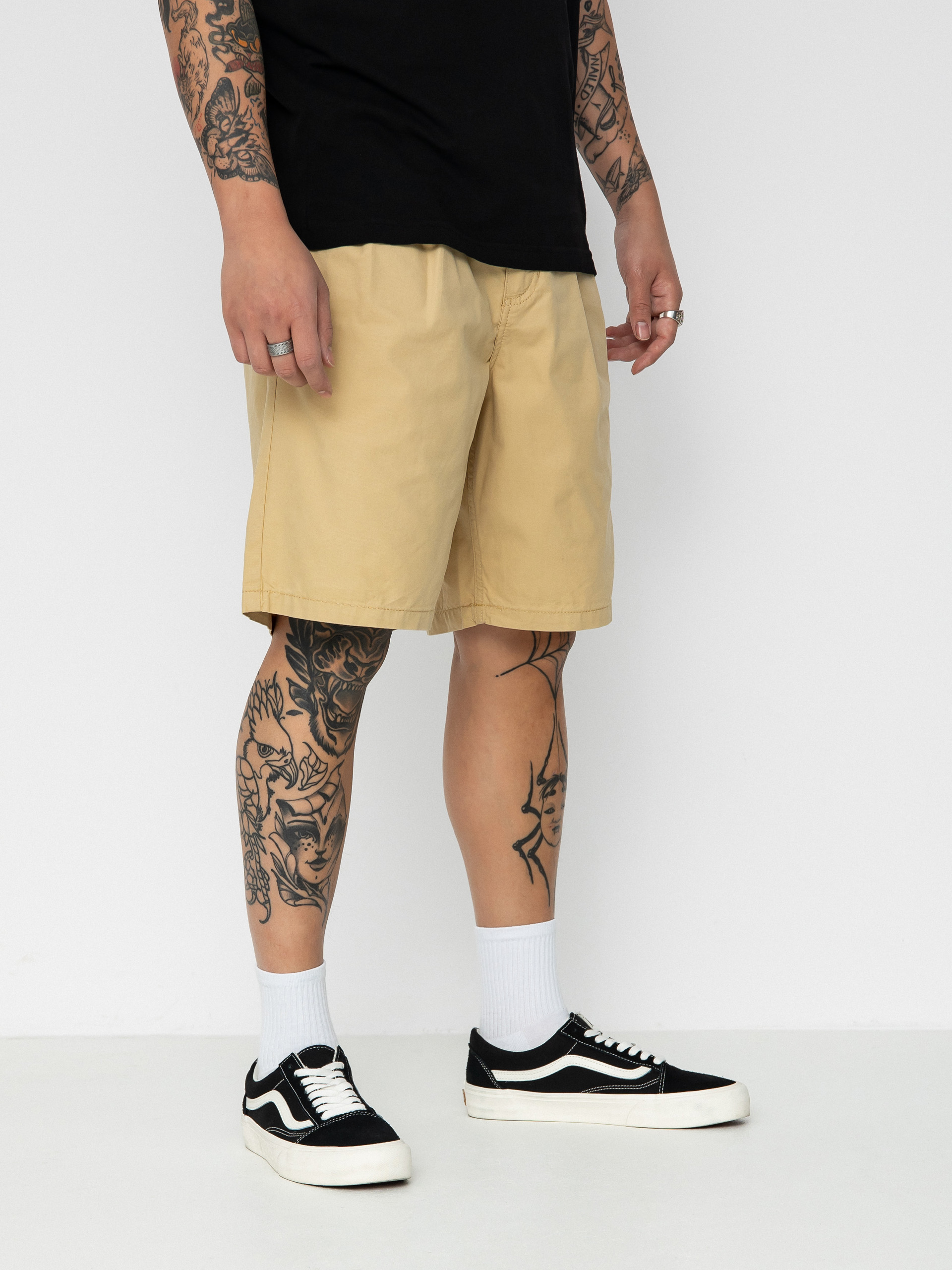 Vans Authentic Chino Pleated Louniwe Shorts (taos taupe)