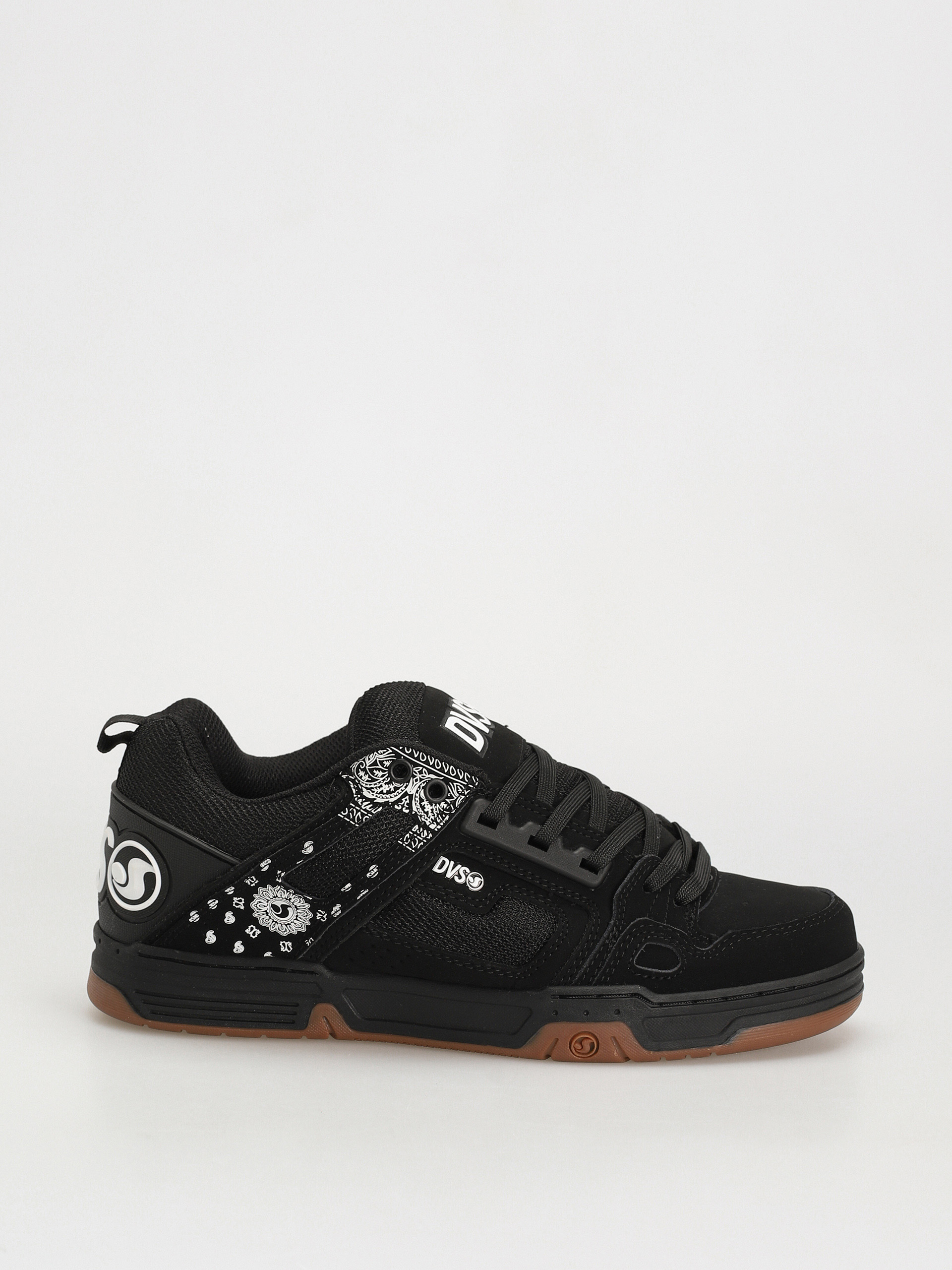 DVS Comanche Shoes (black white print nubuck)