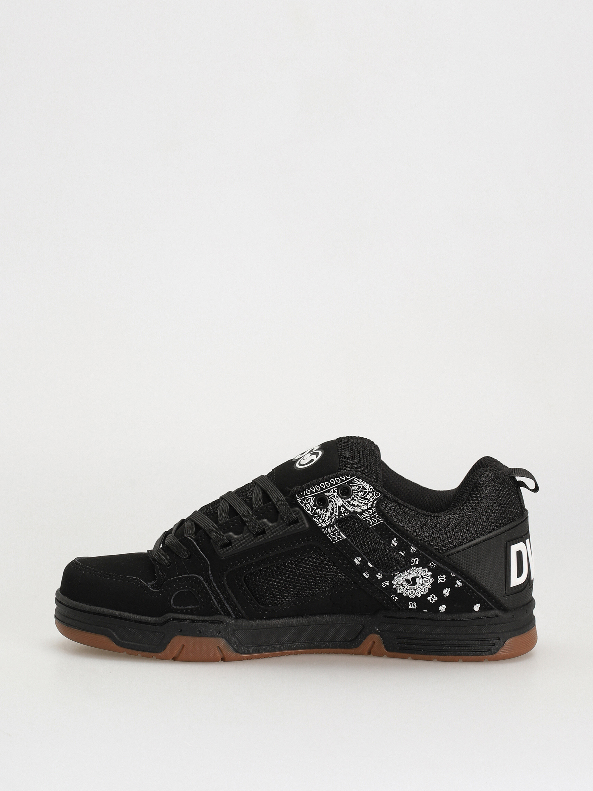 DVS Comanche Shoes (black white print nubuck)