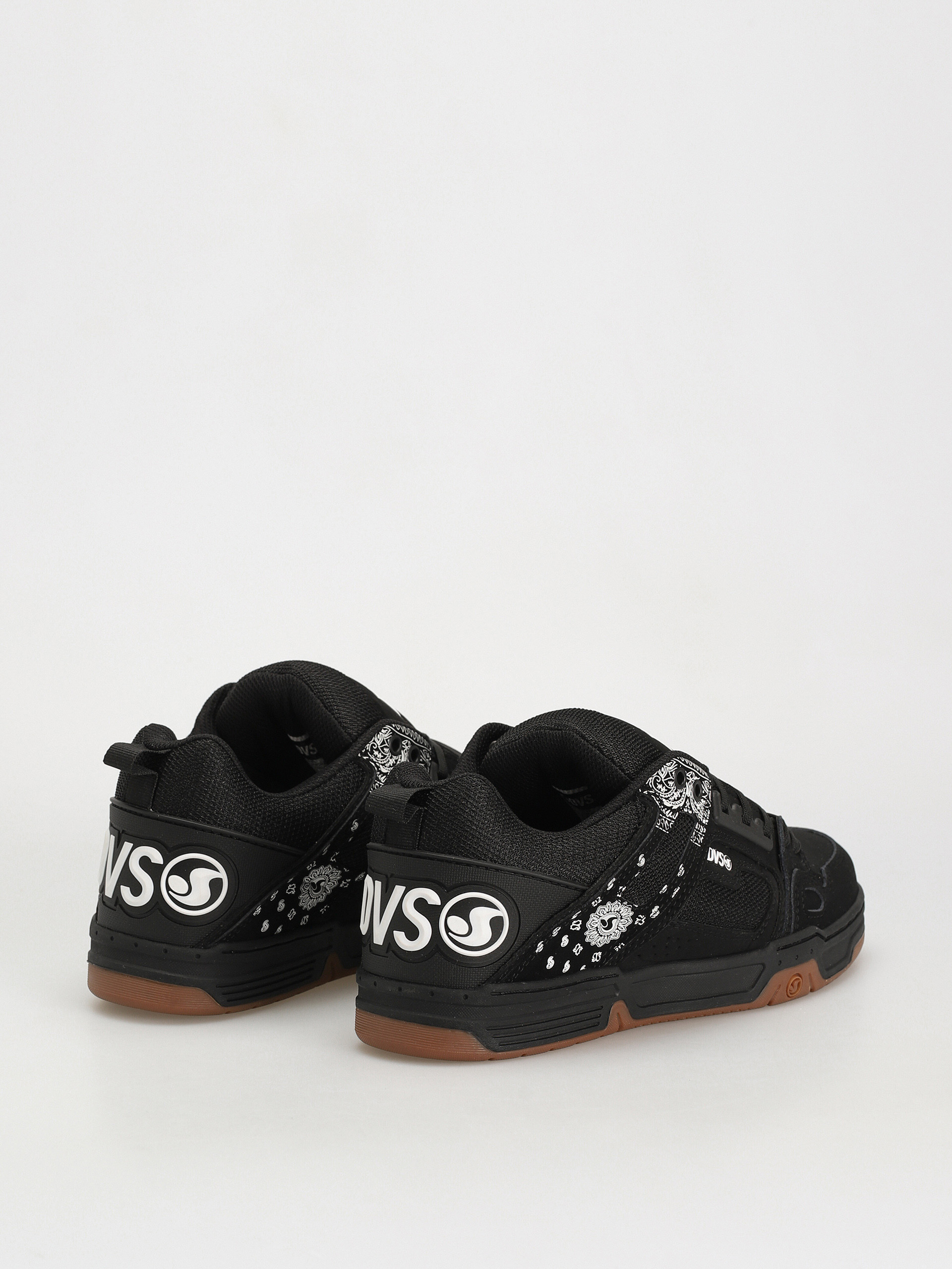 DVS Comanche Shoes (black white print nubuck)