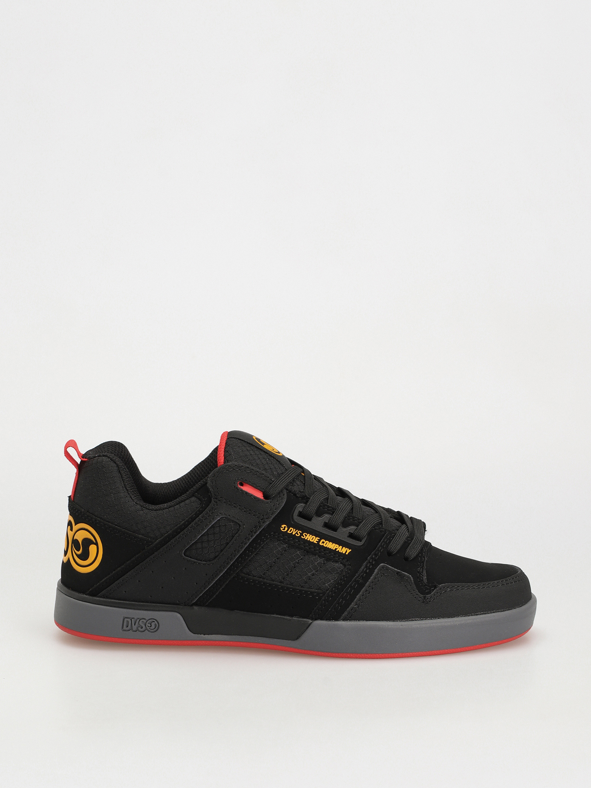 DVS Comanche 2.0+ Shoes (black yellow red nubuck)