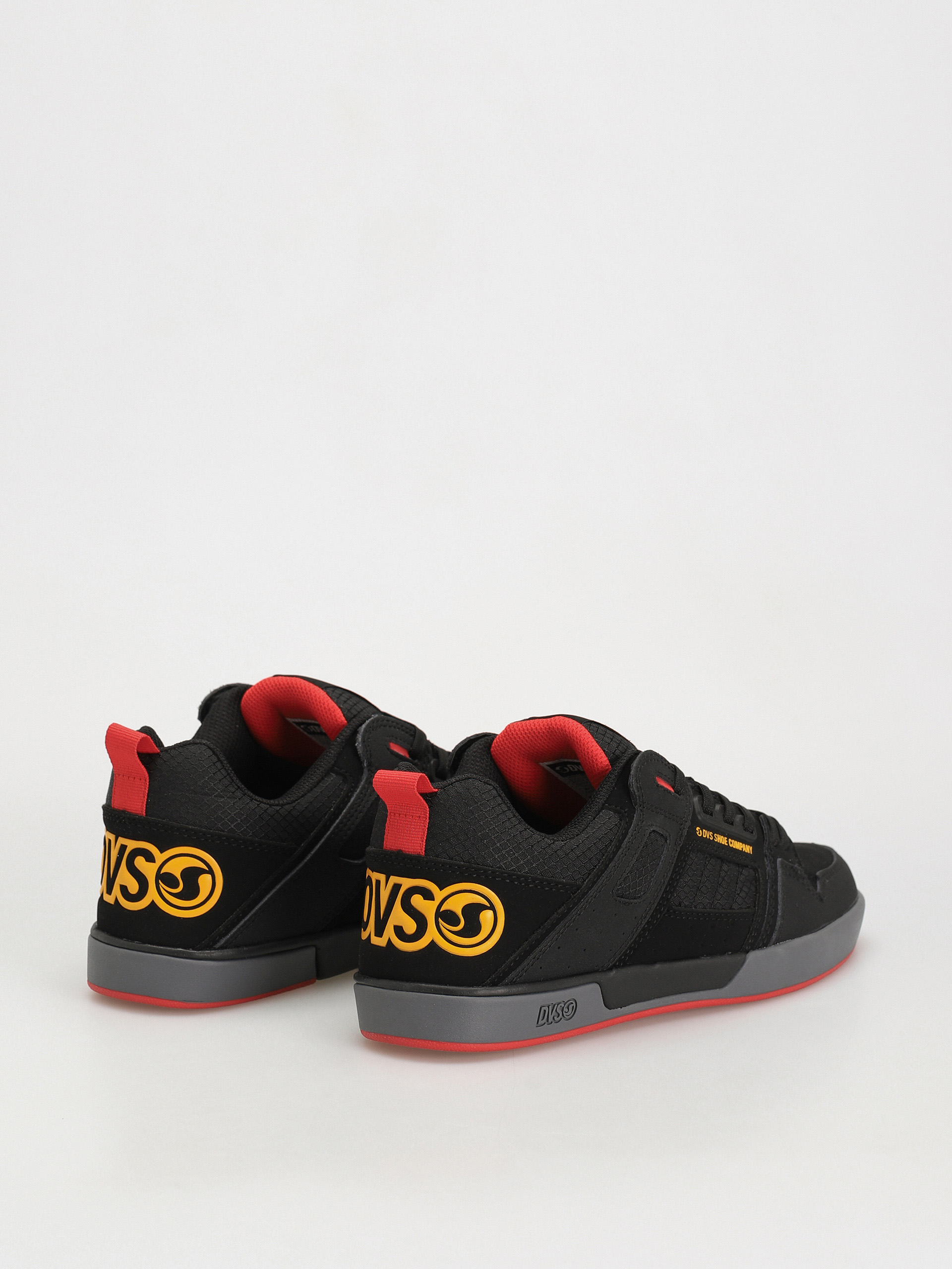 DVS Comanche 2.0+ Shoes (black yellow red nubuck)