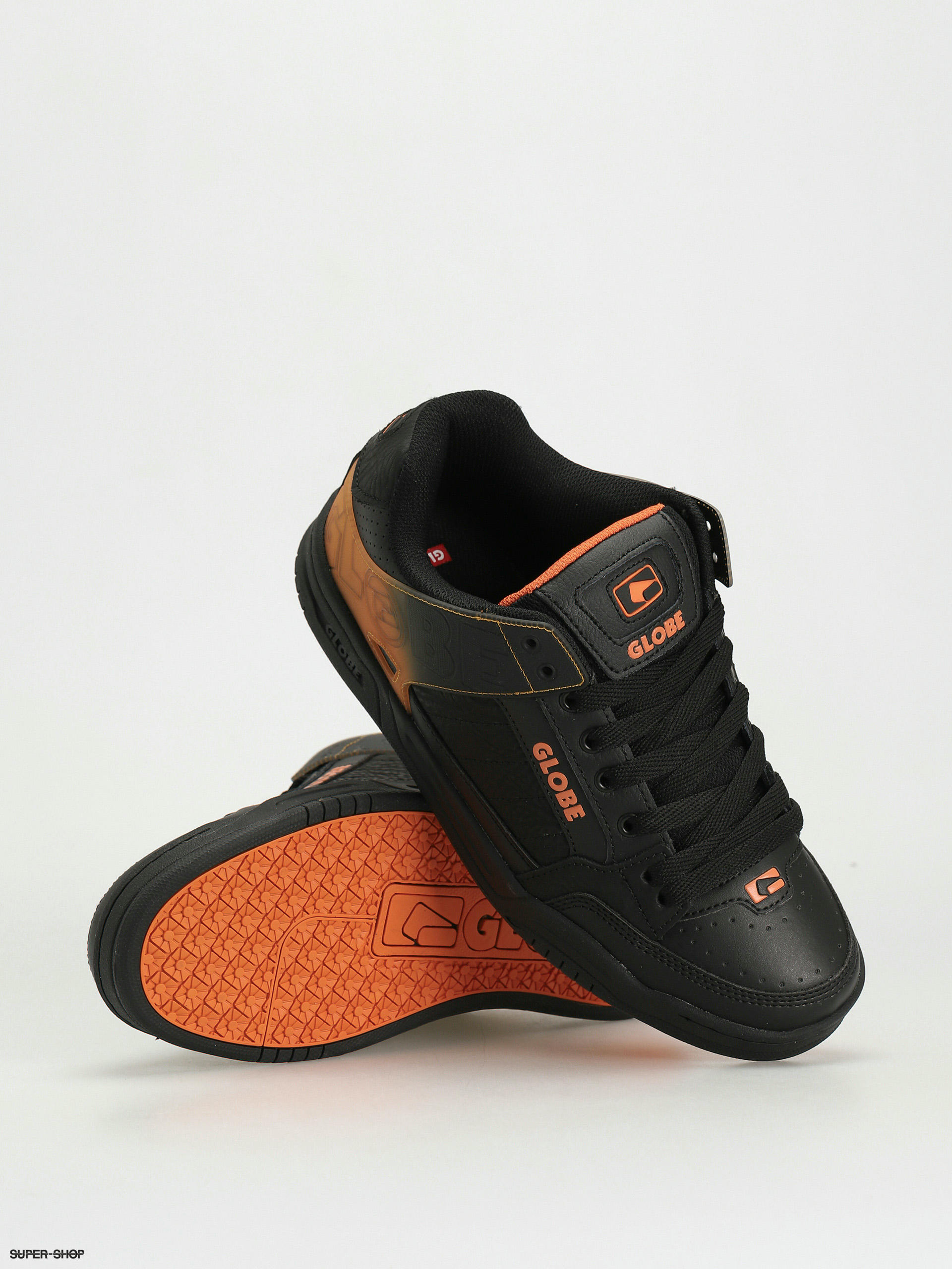 Globe Tilt Shoes (black/orange fade)