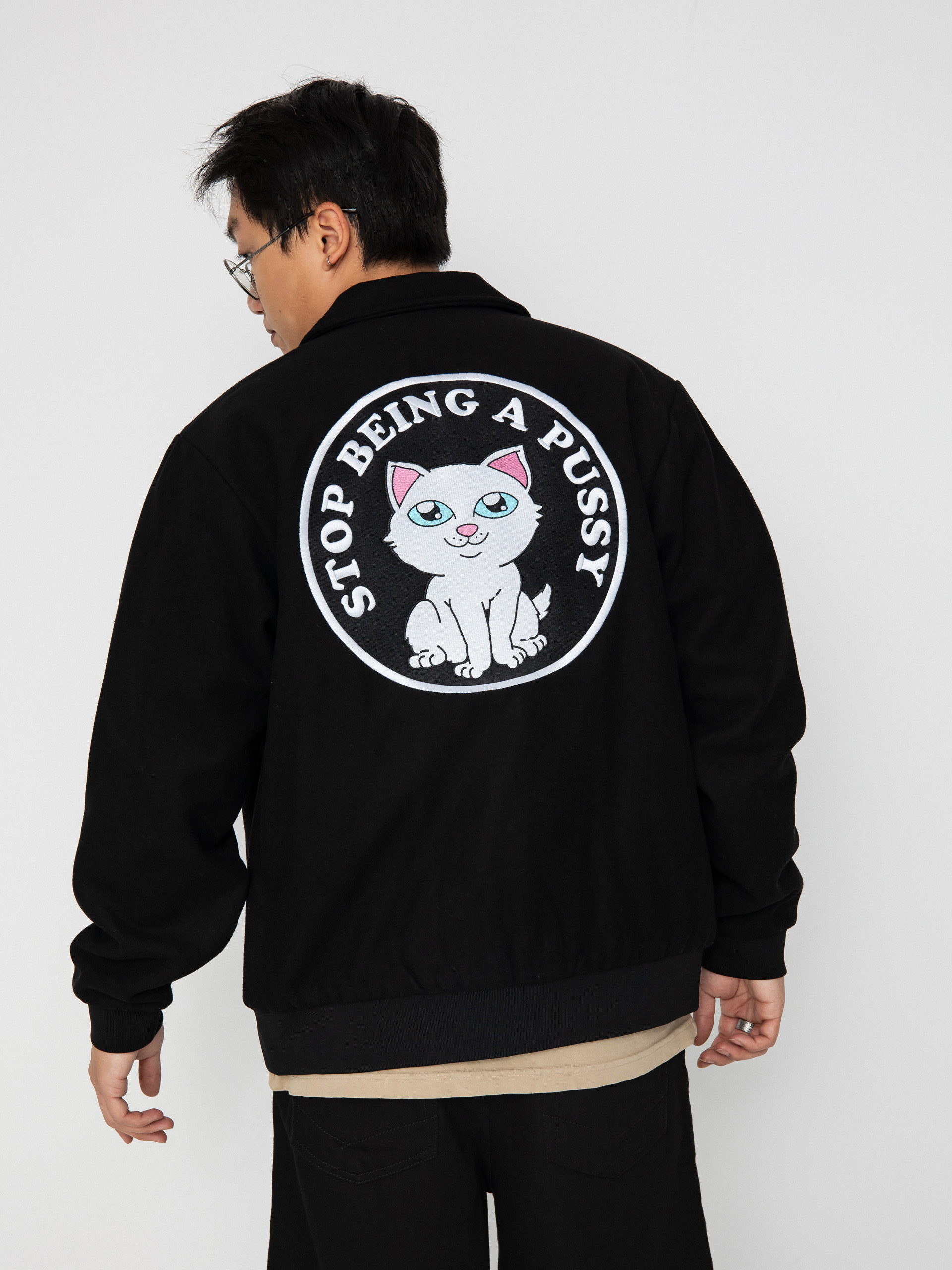 RipNDip Stop Being A Pussy Jacket - black (black)
