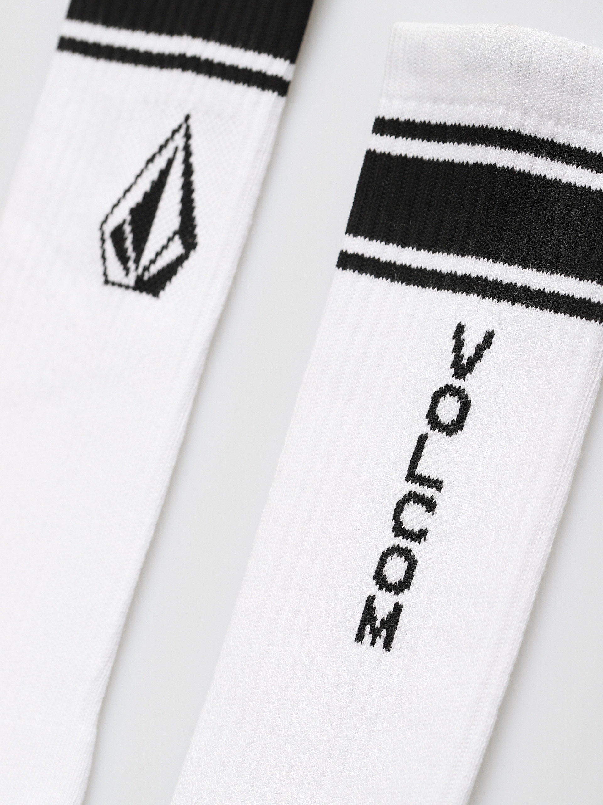 Volcom High Stripe Socken (white)