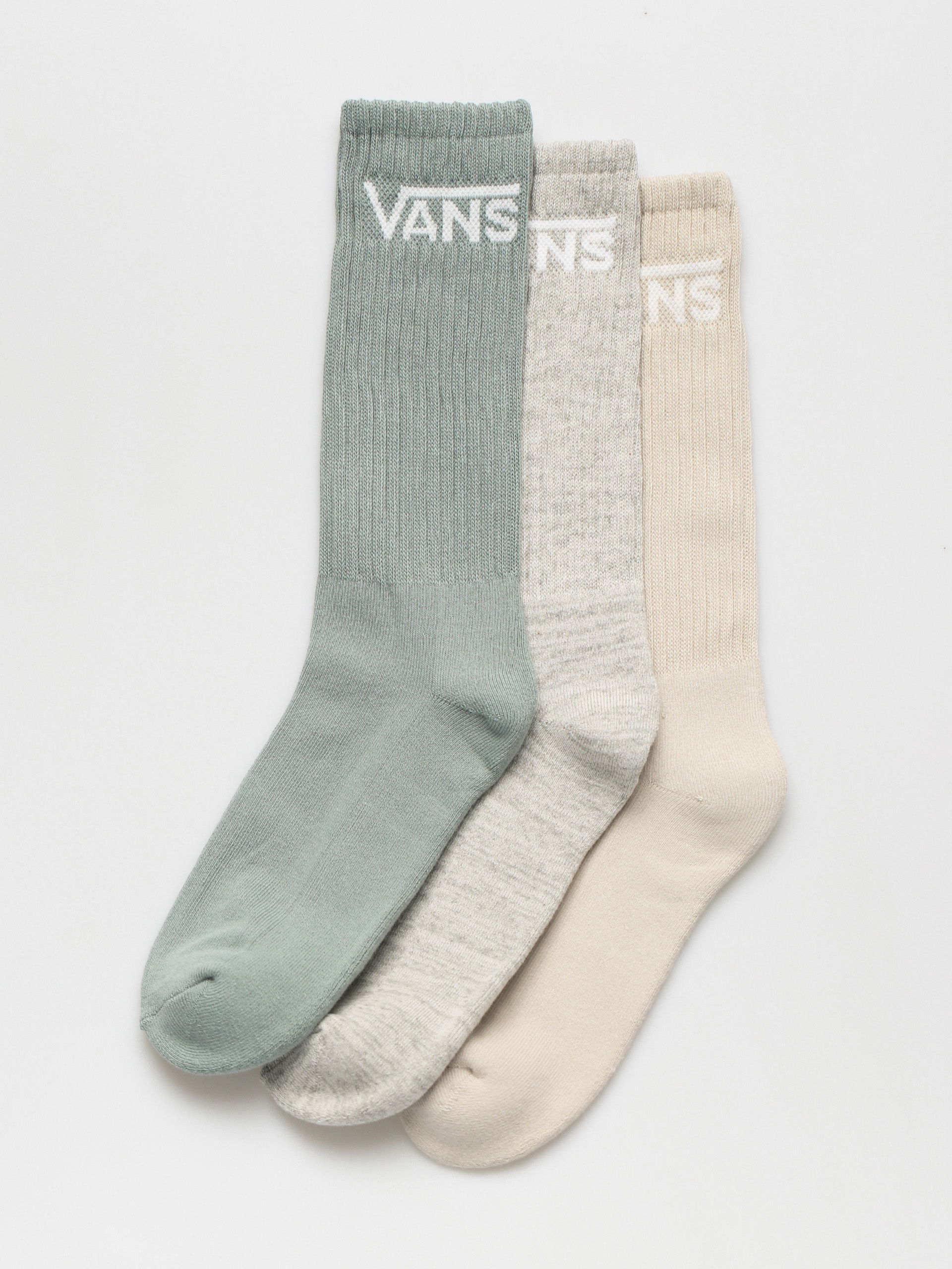 Vans Classic Crew 3P Socks (chinois green)