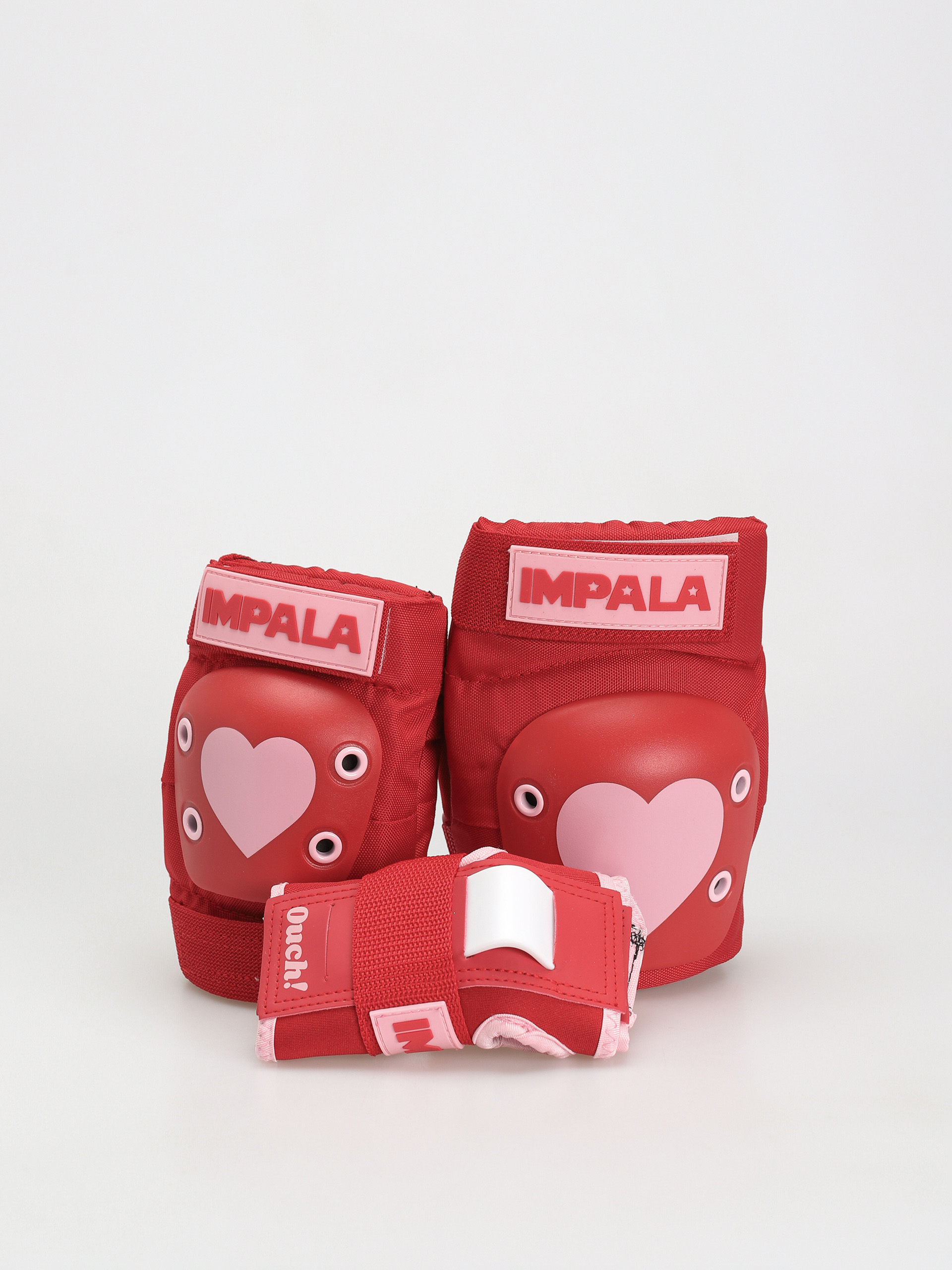 Impala Protective Set Youth Protectors Wmn (red hearts)