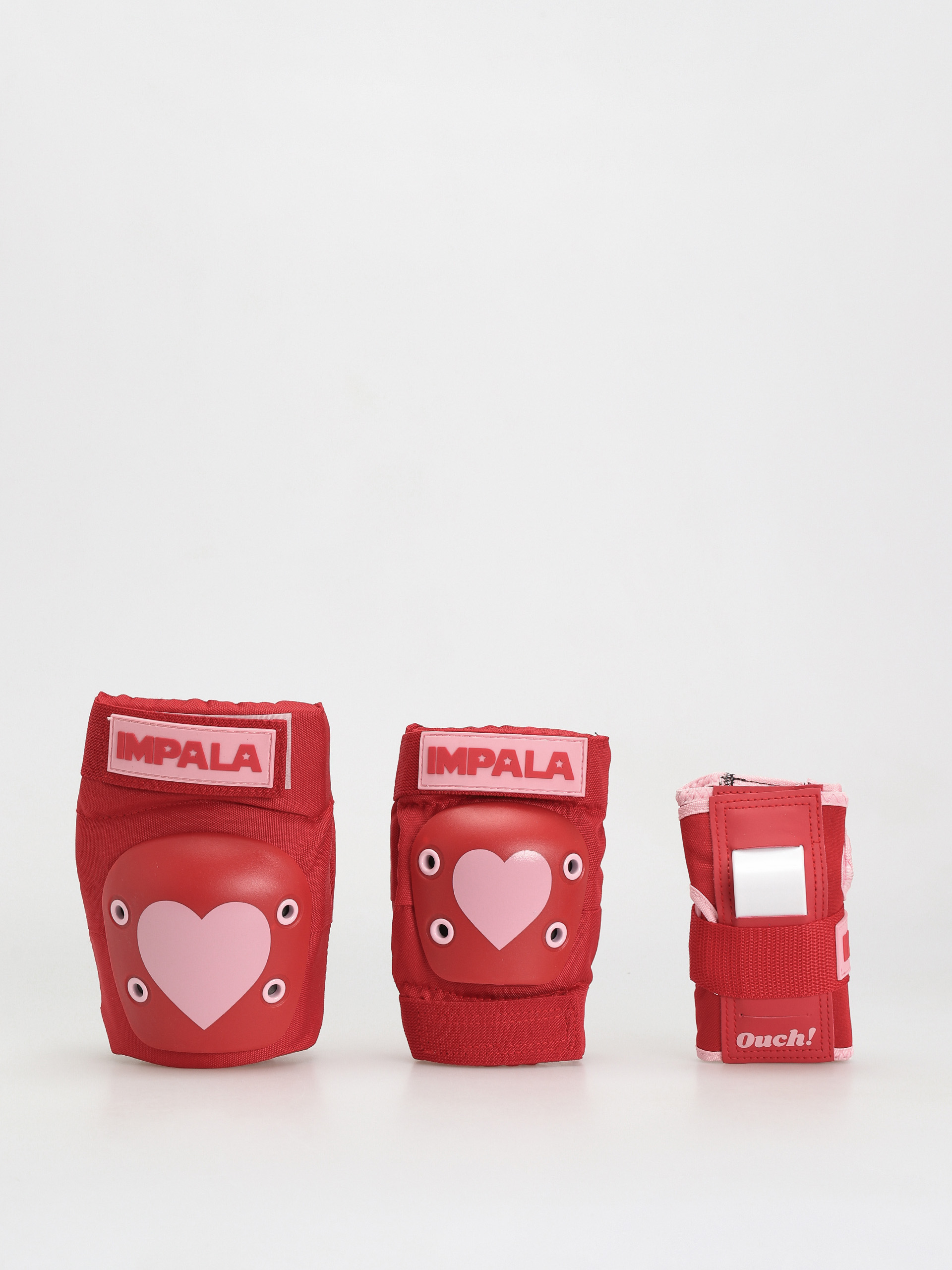 Impala Protective Set Youth Protectors Wmn (red hearts)
