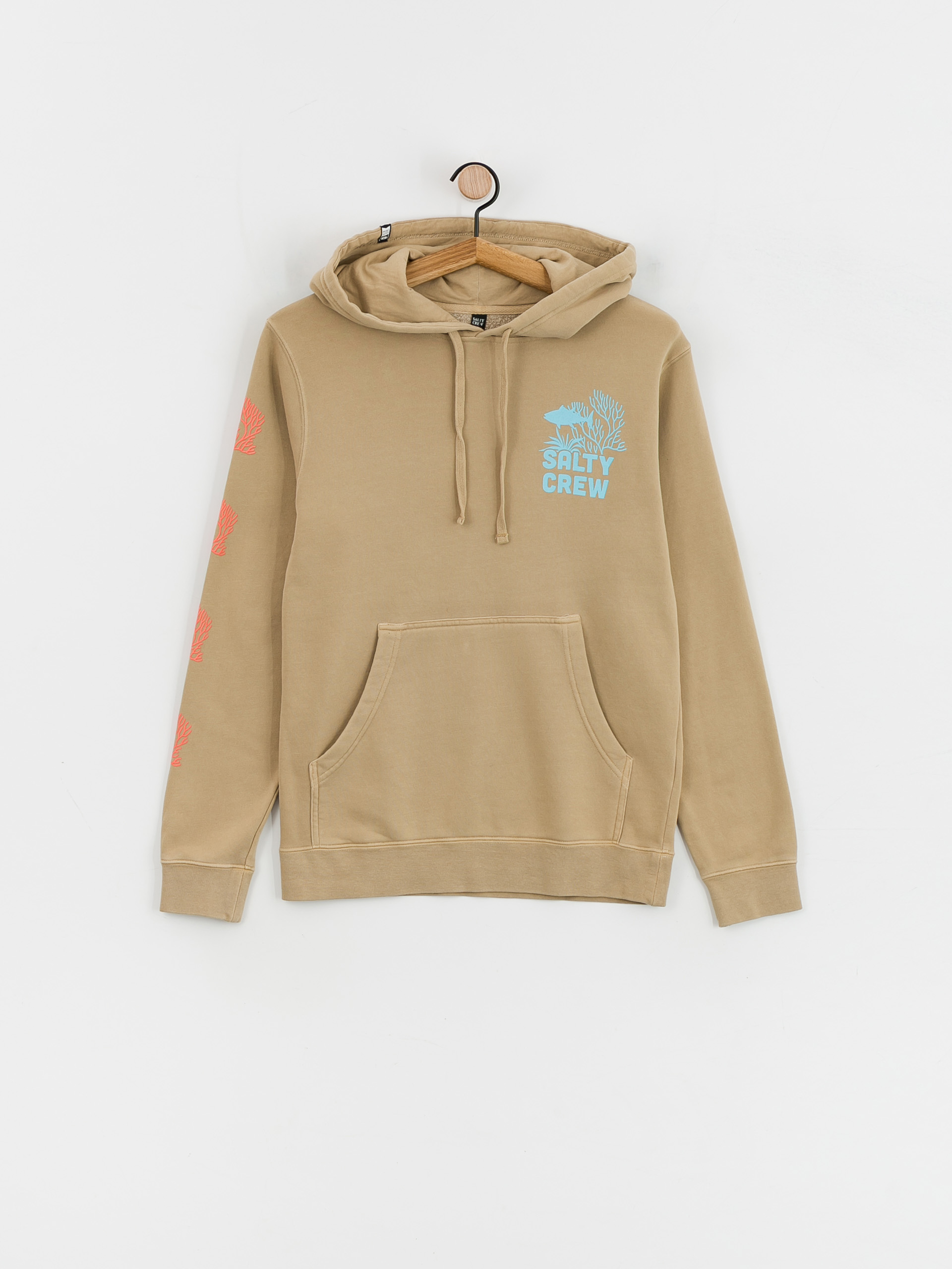Salty Crew Kelp Forest Boyfriend HD Hoodie Wmn (sandstone)