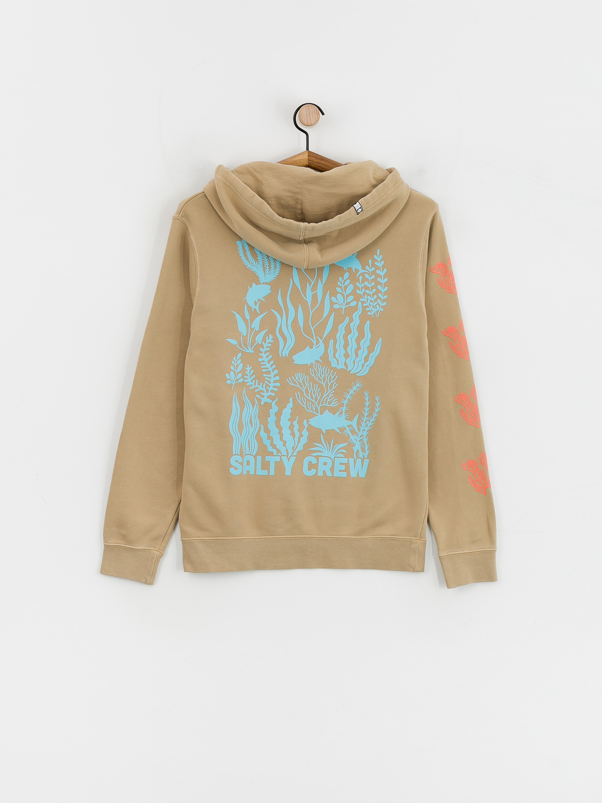 Salty Crew Kelp Forest Boyfriend HD Hoodie Wmn (sandstone)