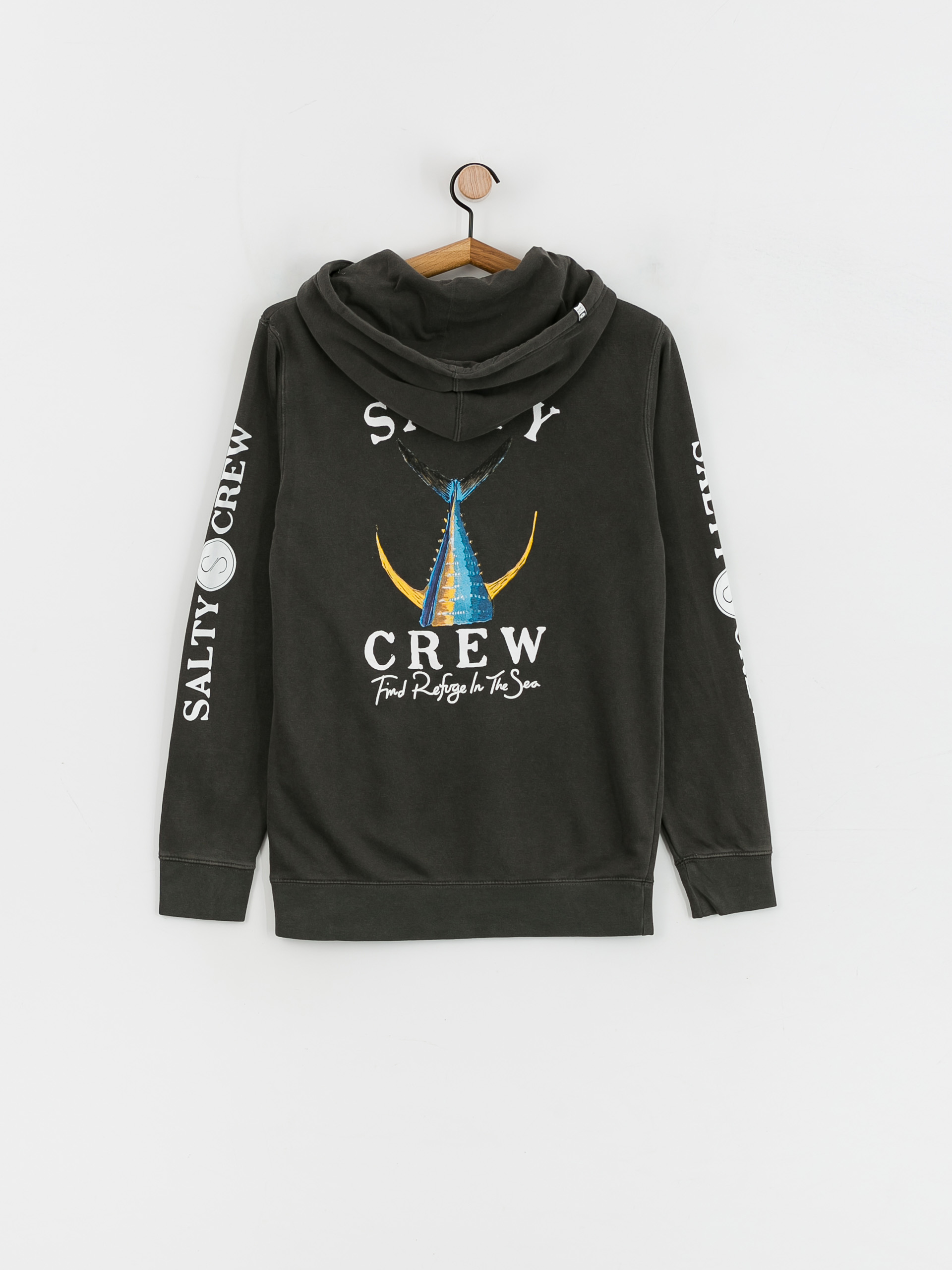 Salty Crew Tailed Boyfriend HD Hoodie Wmn (faded black)
