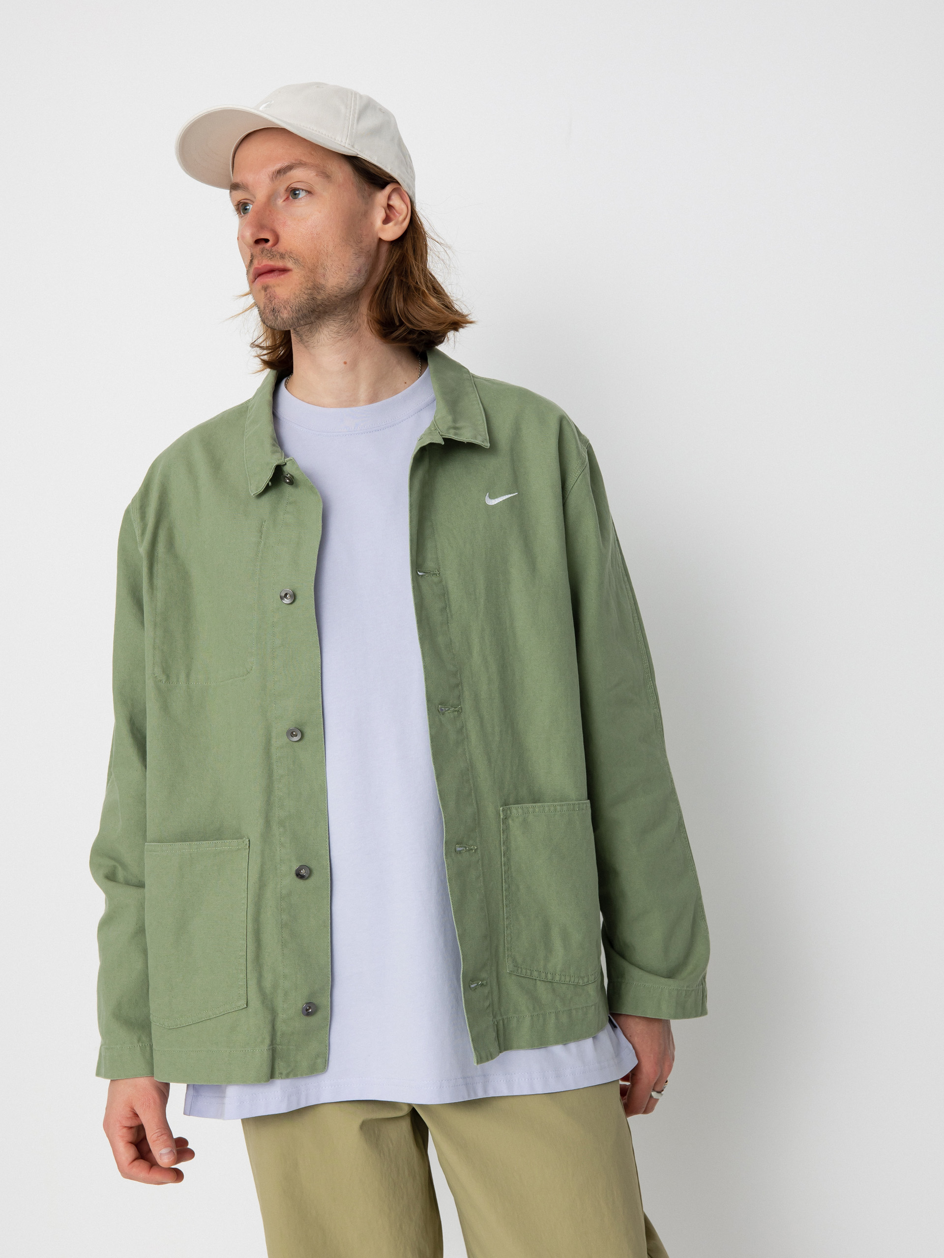 Nike SB NL Chore Coat Jacke (oil green/white)