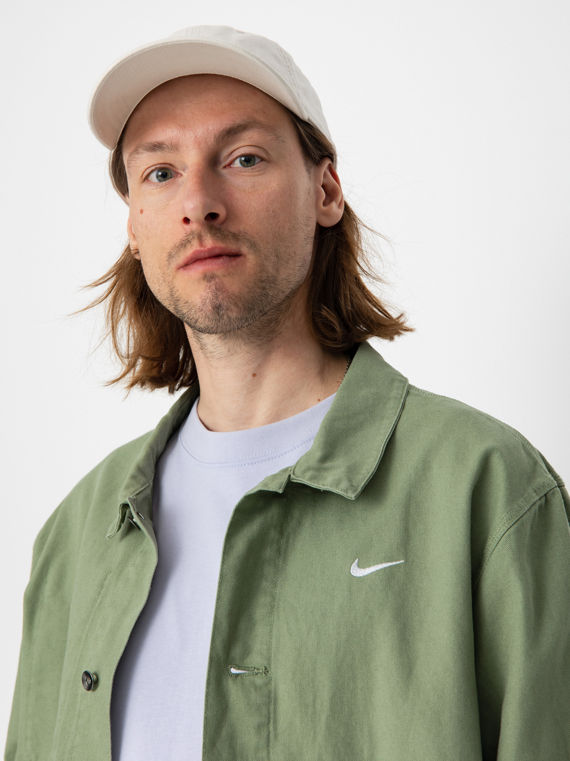 Nike SB NL Chore Coat Jacke (oil green/white)